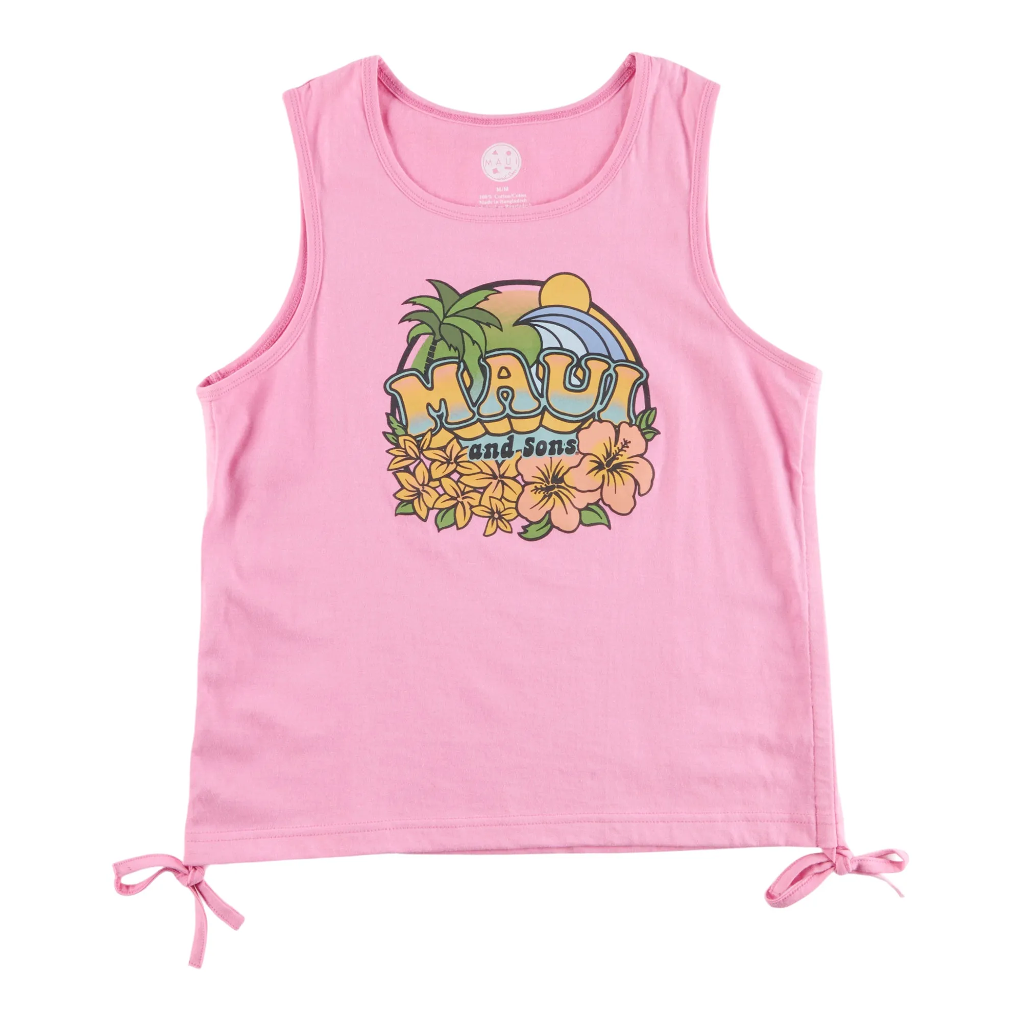 Maui & Sons Women's Side Ruched Tank Top sold by Giant Tiger