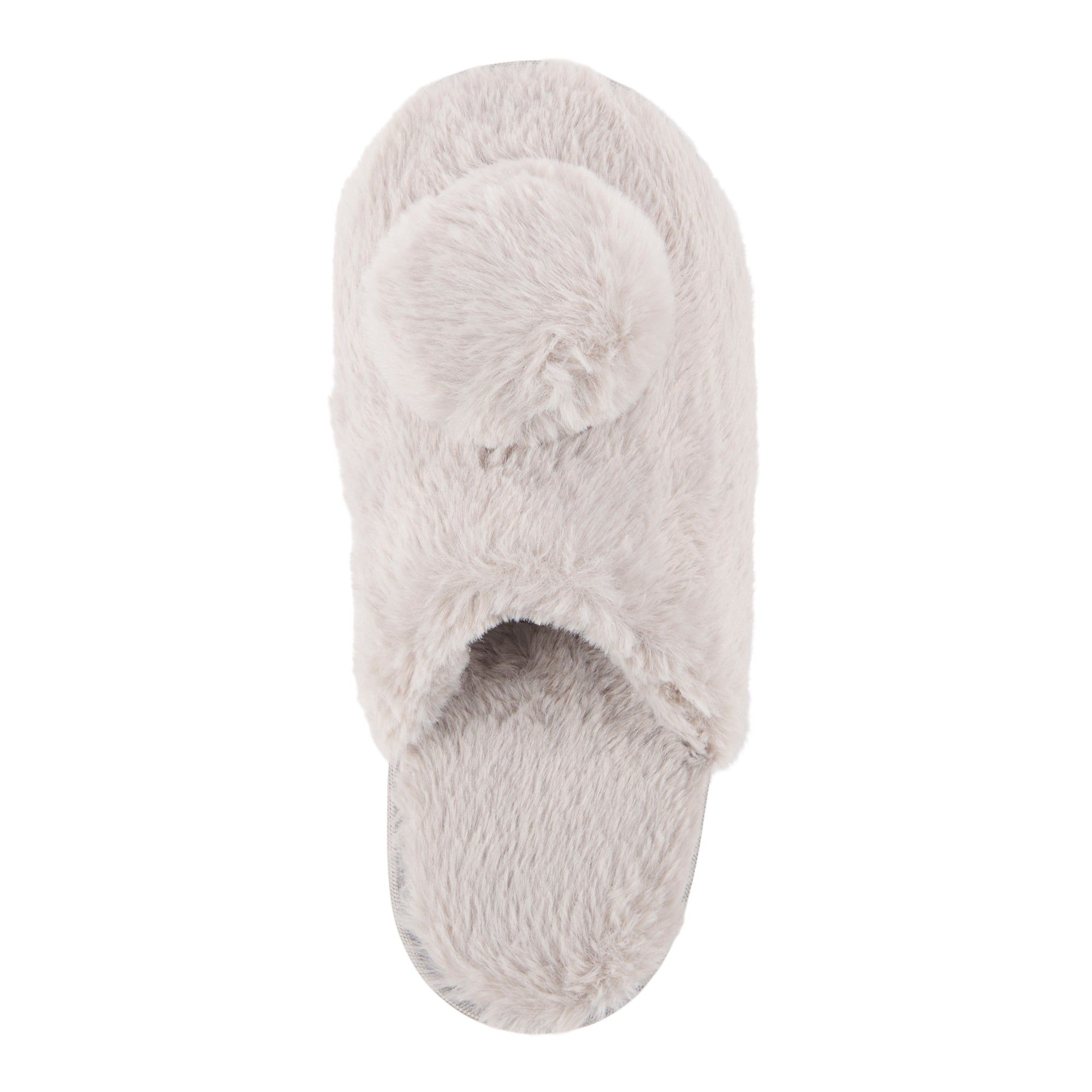 Cure Women's Novelty Slippers with Pompom sold by Giant Tiger