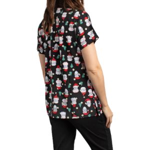White Cross Women's Santa Scrub Top - XS-XXL sold by Giant Tiger