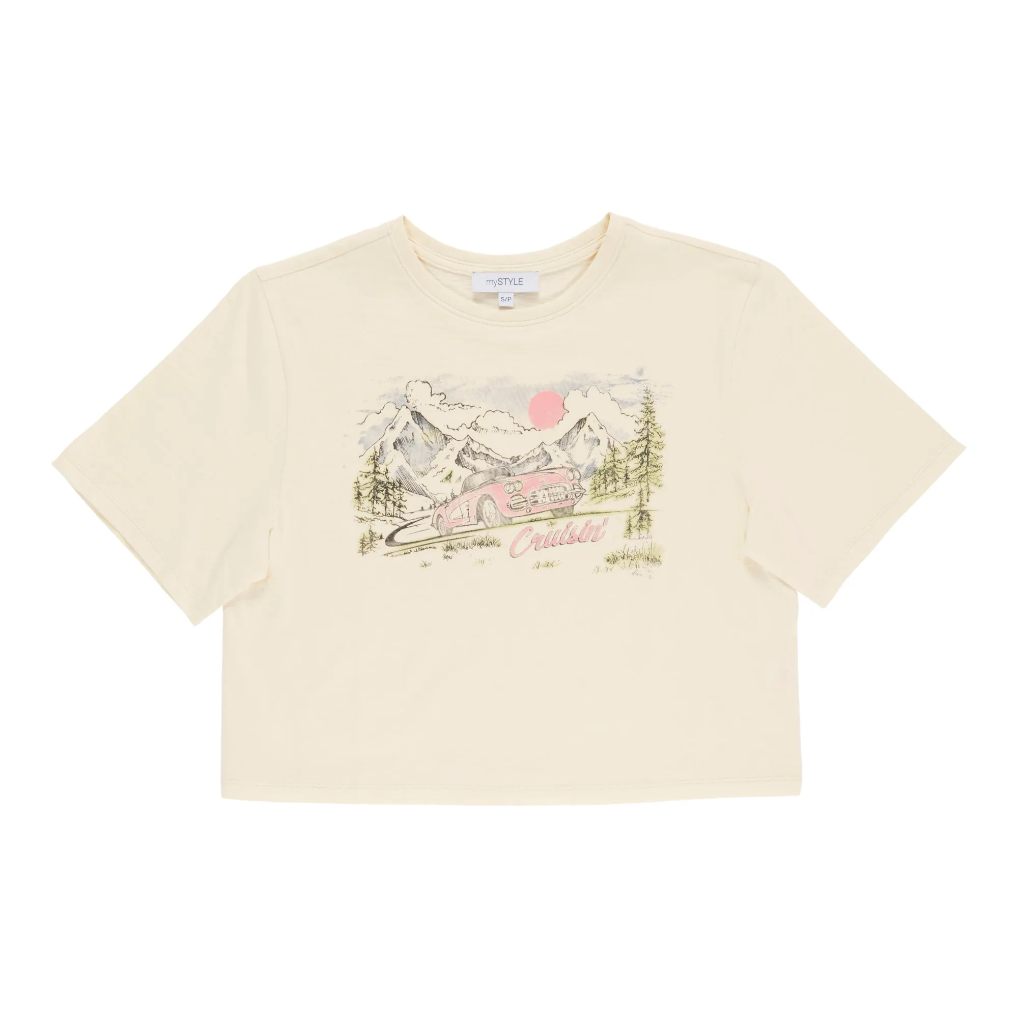 mySTYLE Women's Festival Printed Slub T-Shirt sold by Giant Tiger product image thumbnail 2