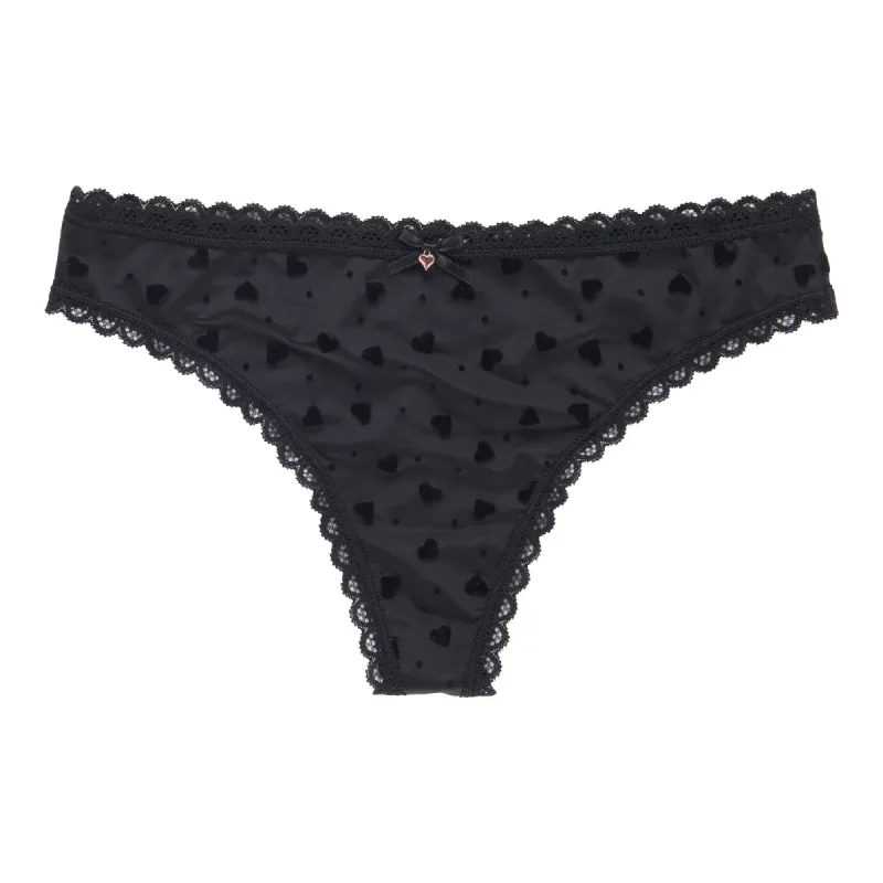 Carisma Women's Flocking Thong Underwear sold by Giant Tiger