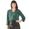 lily morgan Women's Button Front Blouse sold by Giant Tiger