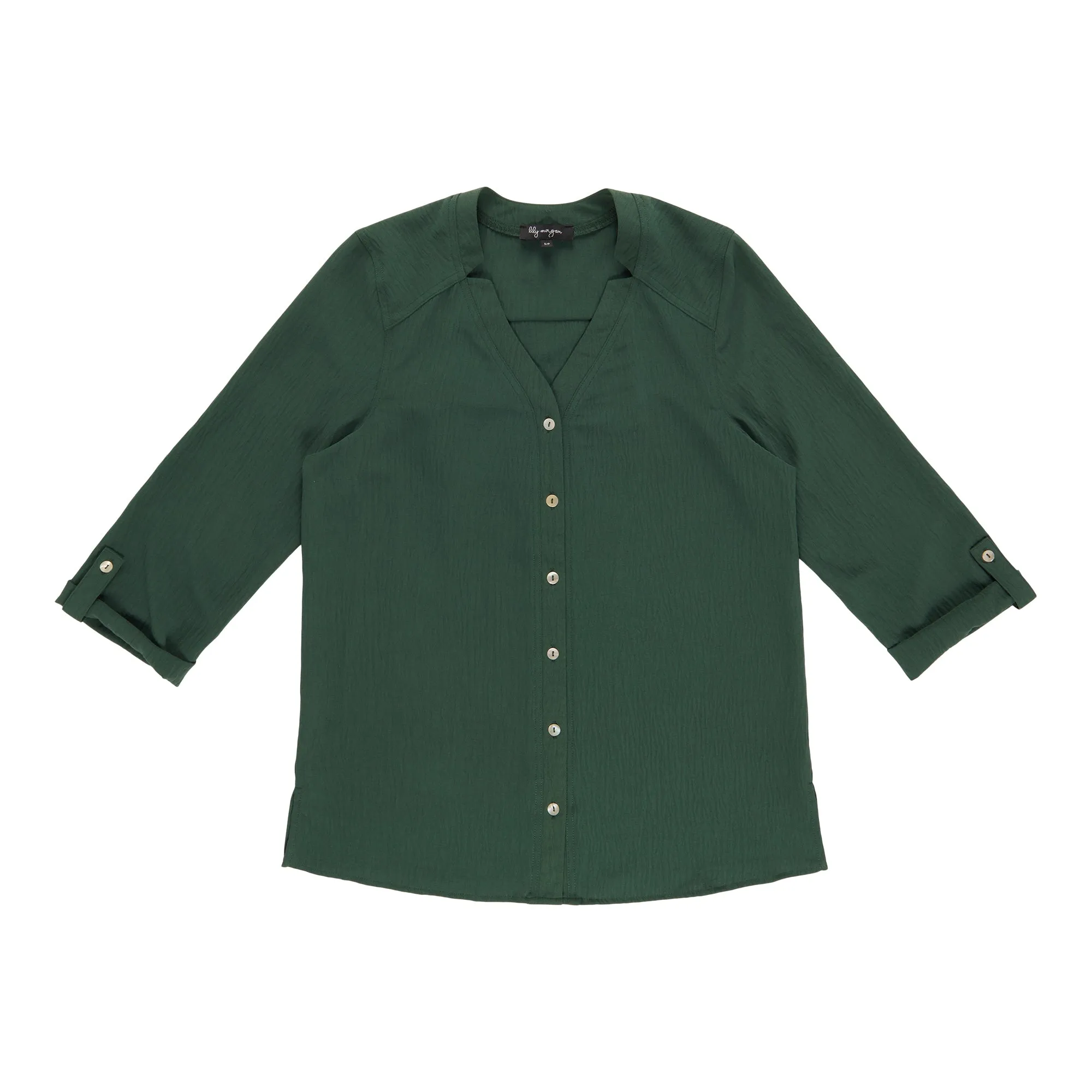 lily morgan Women's Button Front Blouse sold by Giant Tiger product image thumbnail 3