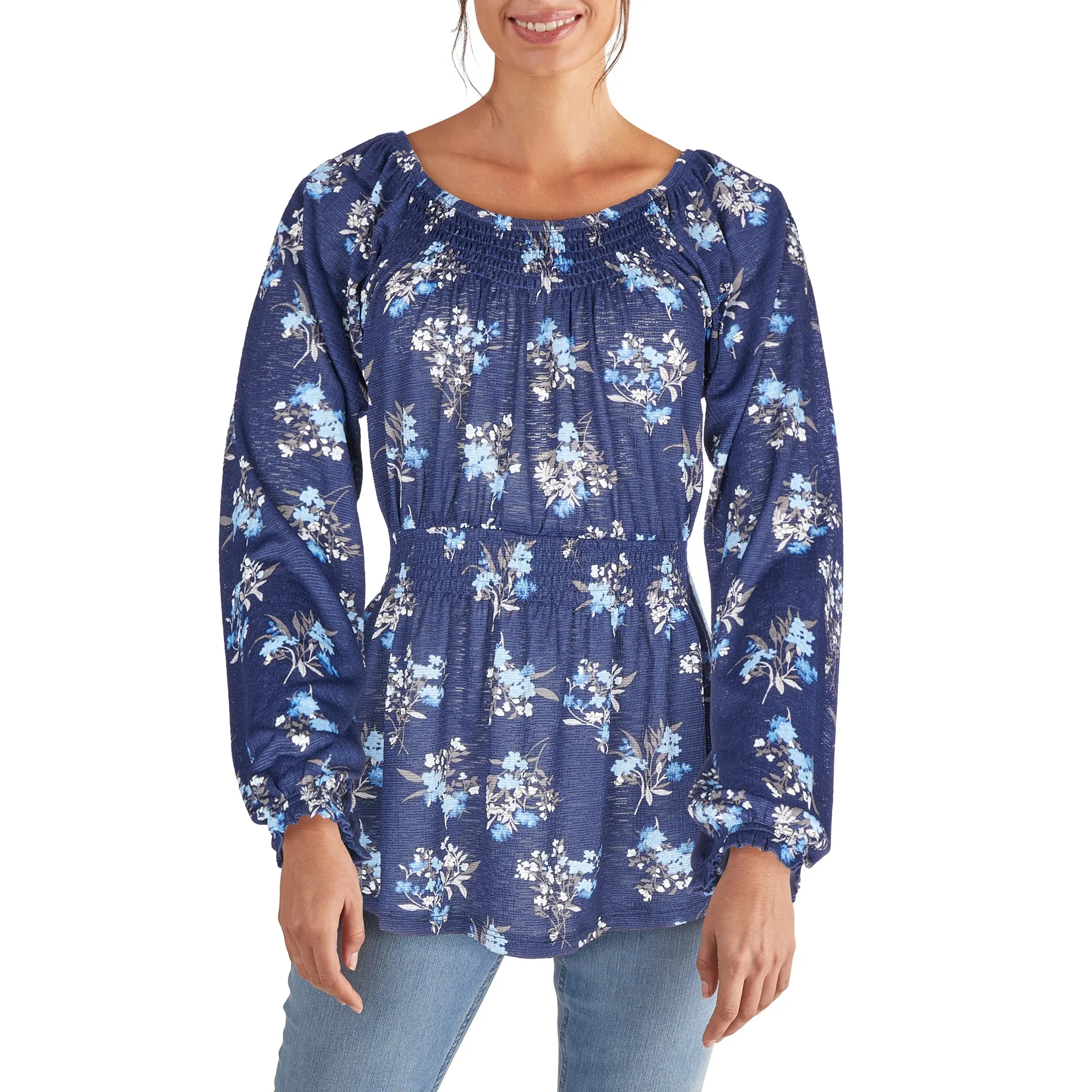 mySTYLE Women's Casual Round Neck Blouse sold by Giant Tiger