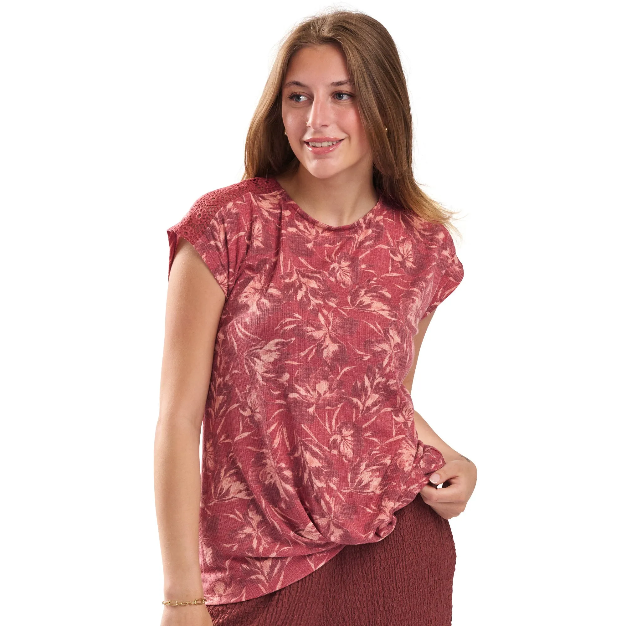 lily morgan Women's Crew Neck T-Shirt sold by Giant Tiger product image thumbnail 3