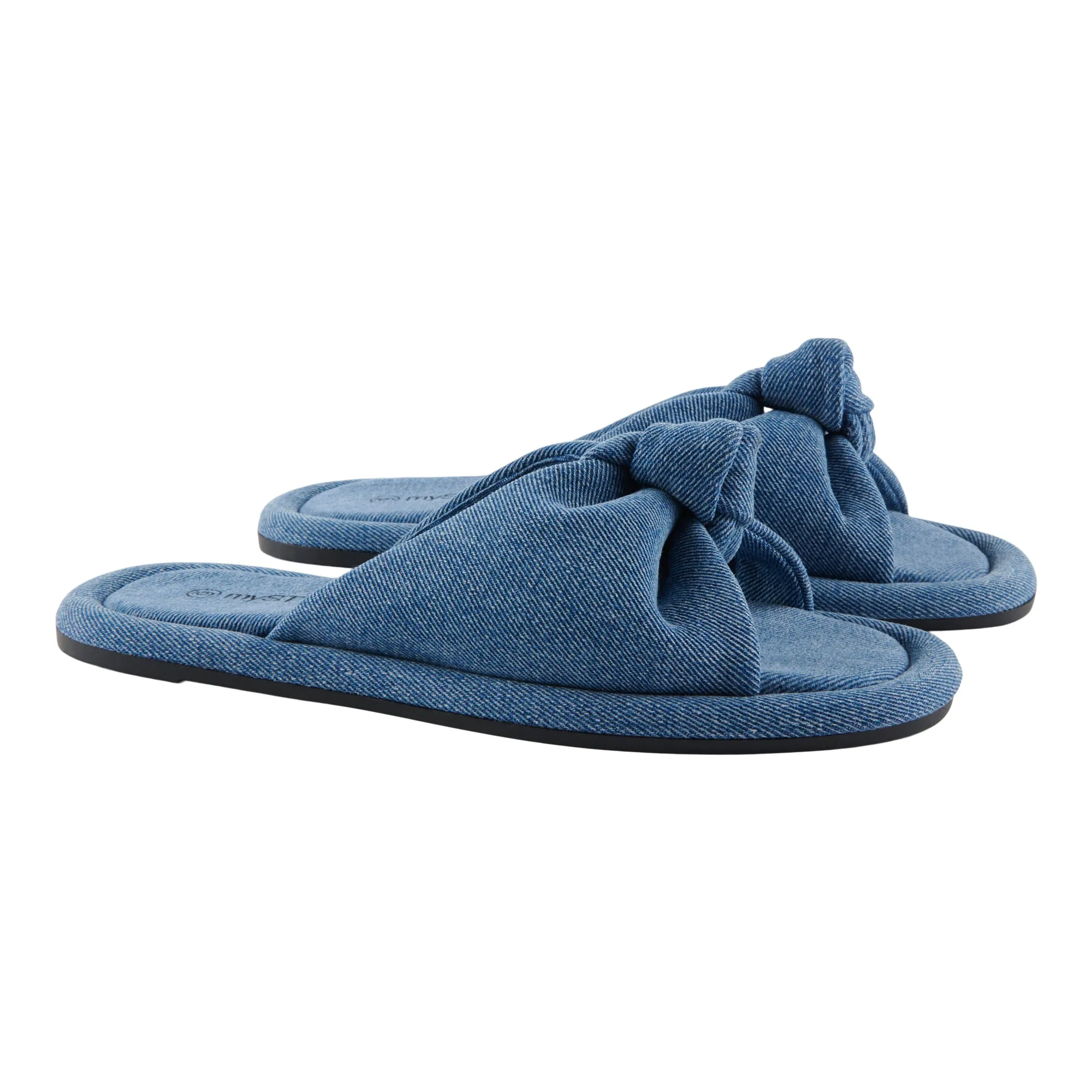 mySTYLE Women's Denim Knot Footbeds sold by Giant Tiger