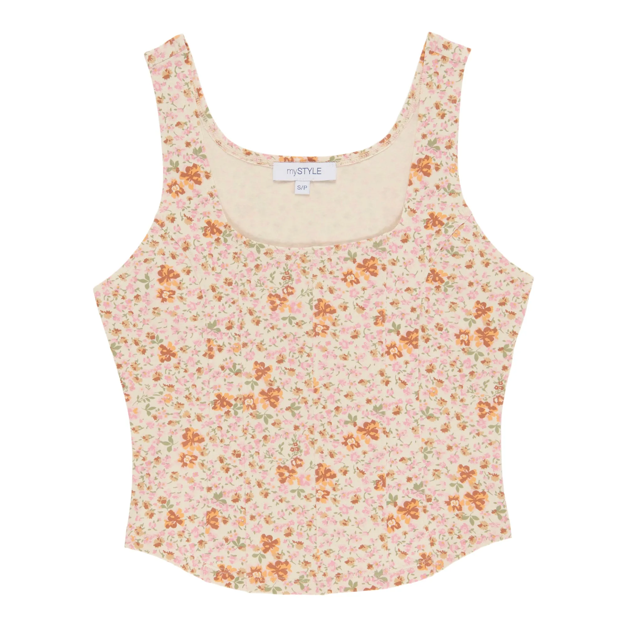 mySTYLE Women's Festival Floral Corset Tank Top sold by Giant Tiger product image thumbnail 3