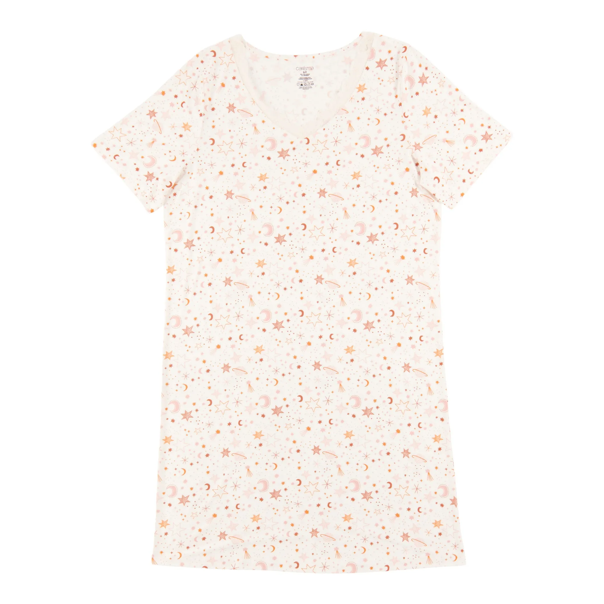 Carisma Women's Perfect Dream Peachy V-Neck Sleepshirt sold by Giant Tiger product image thumbnail 3