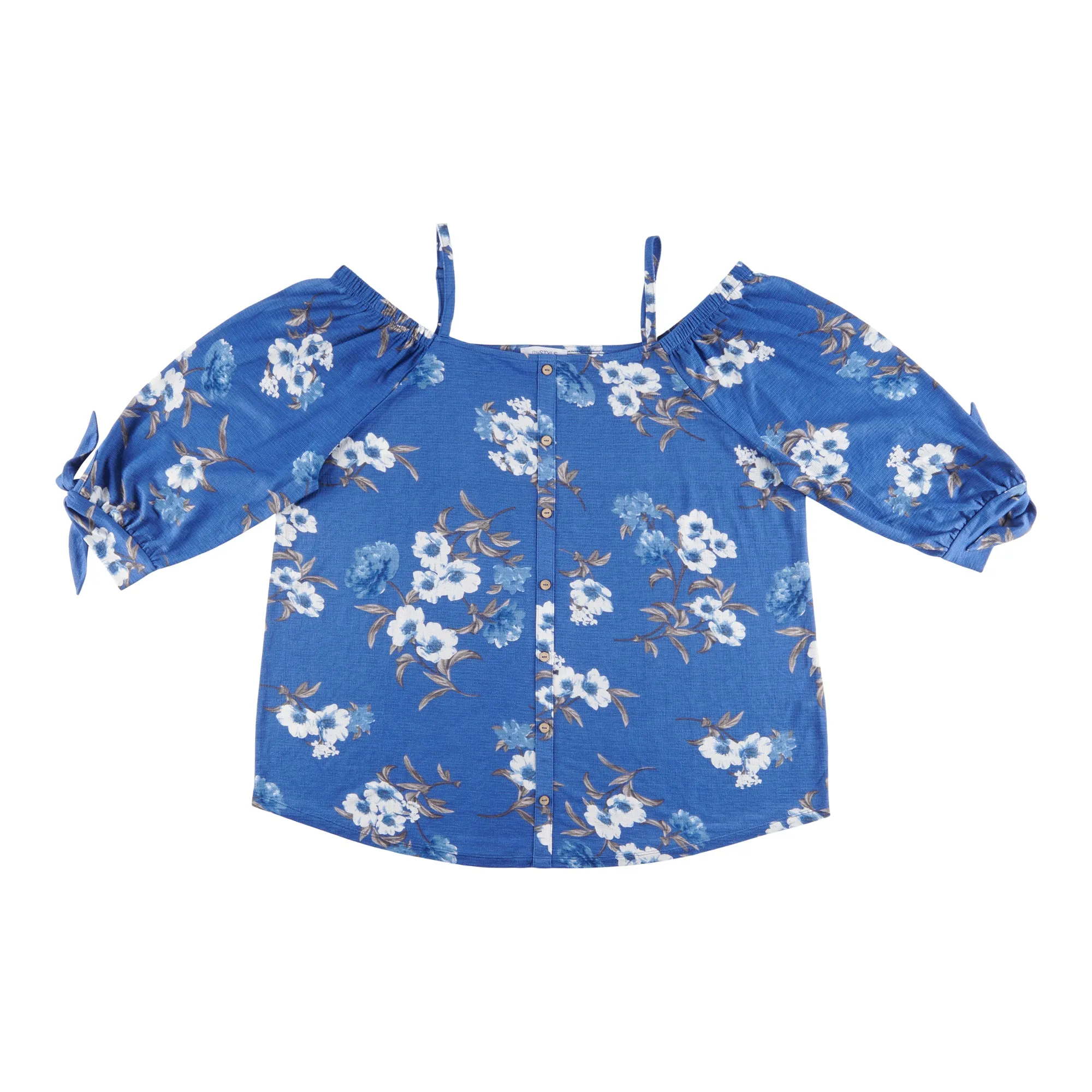 mySTYLE Women's Plus Street Smart Printed Off-Shoulder Top sold by Giant Tiger product image thumbnail 4