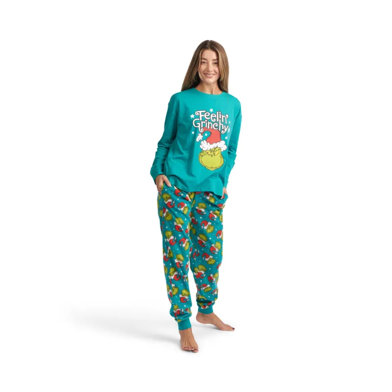 Women's The Grinch Family PJ Set, 2-Piece made by Giant Tiger