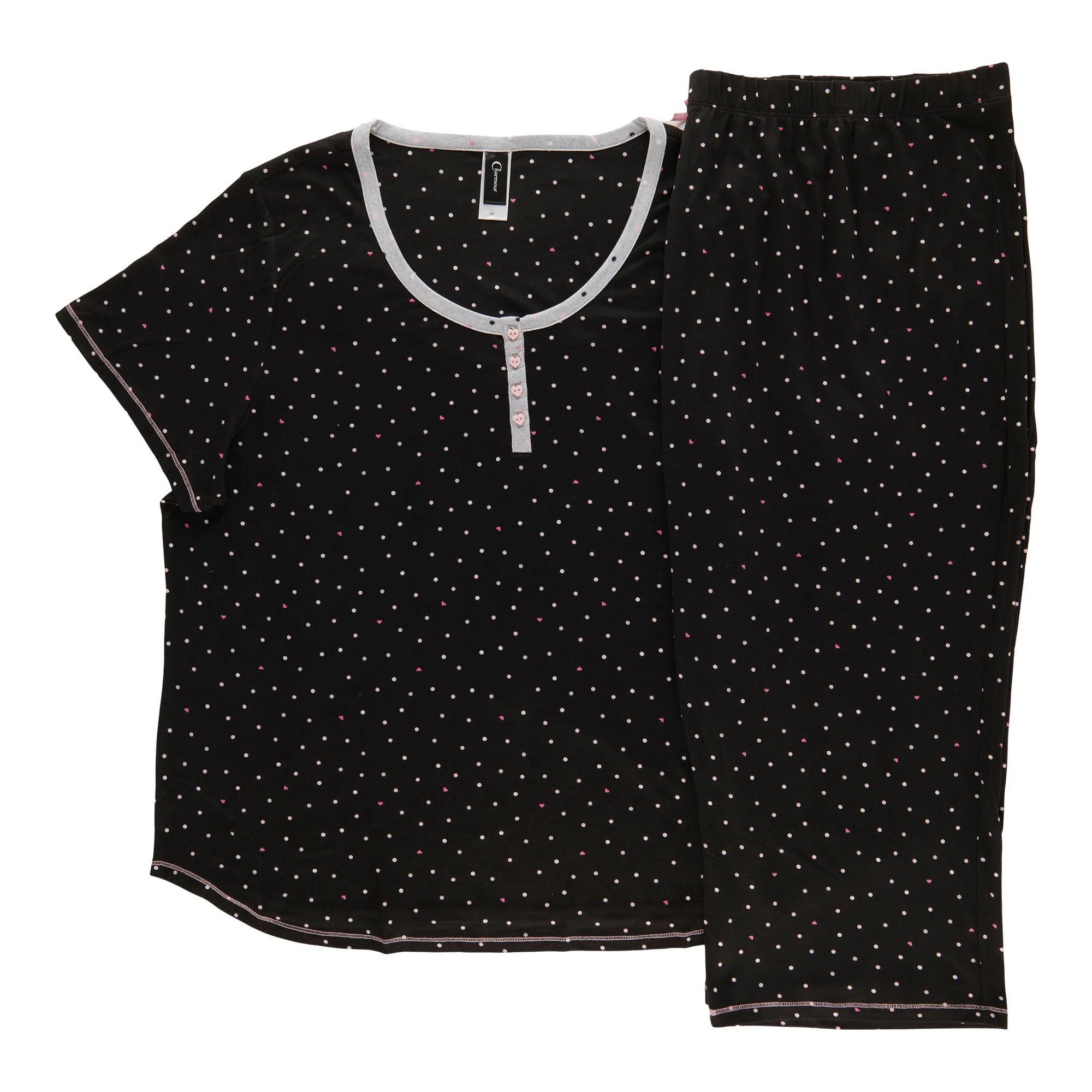 Women's Plus Capris PJ Set, 2-Piece sold by Giant Tiger product image thumbnail 2