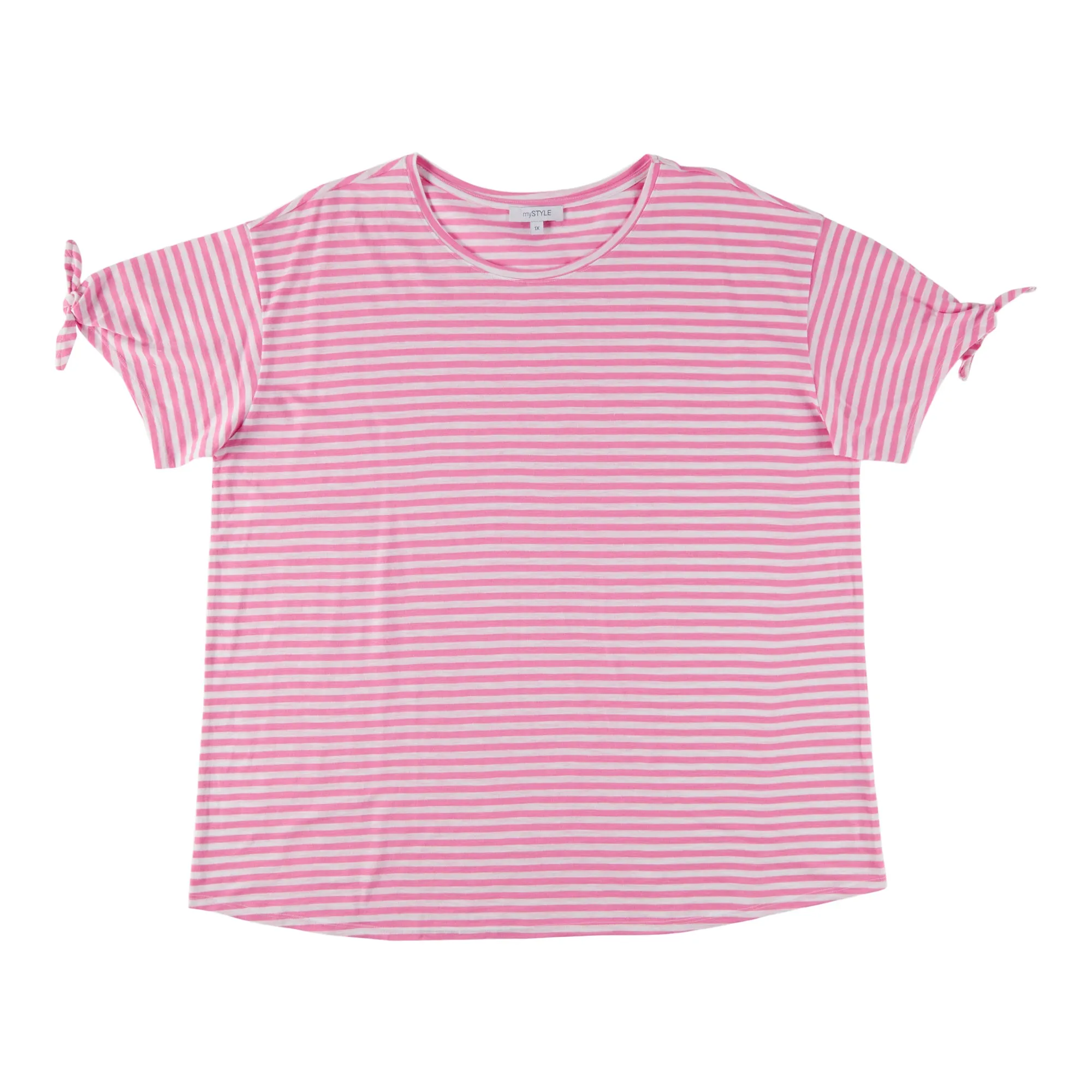 mySTYLE Women's Plus Seaside Tie Sleeve T-Shirt sold by Giant Tiger product image thumbnail 2