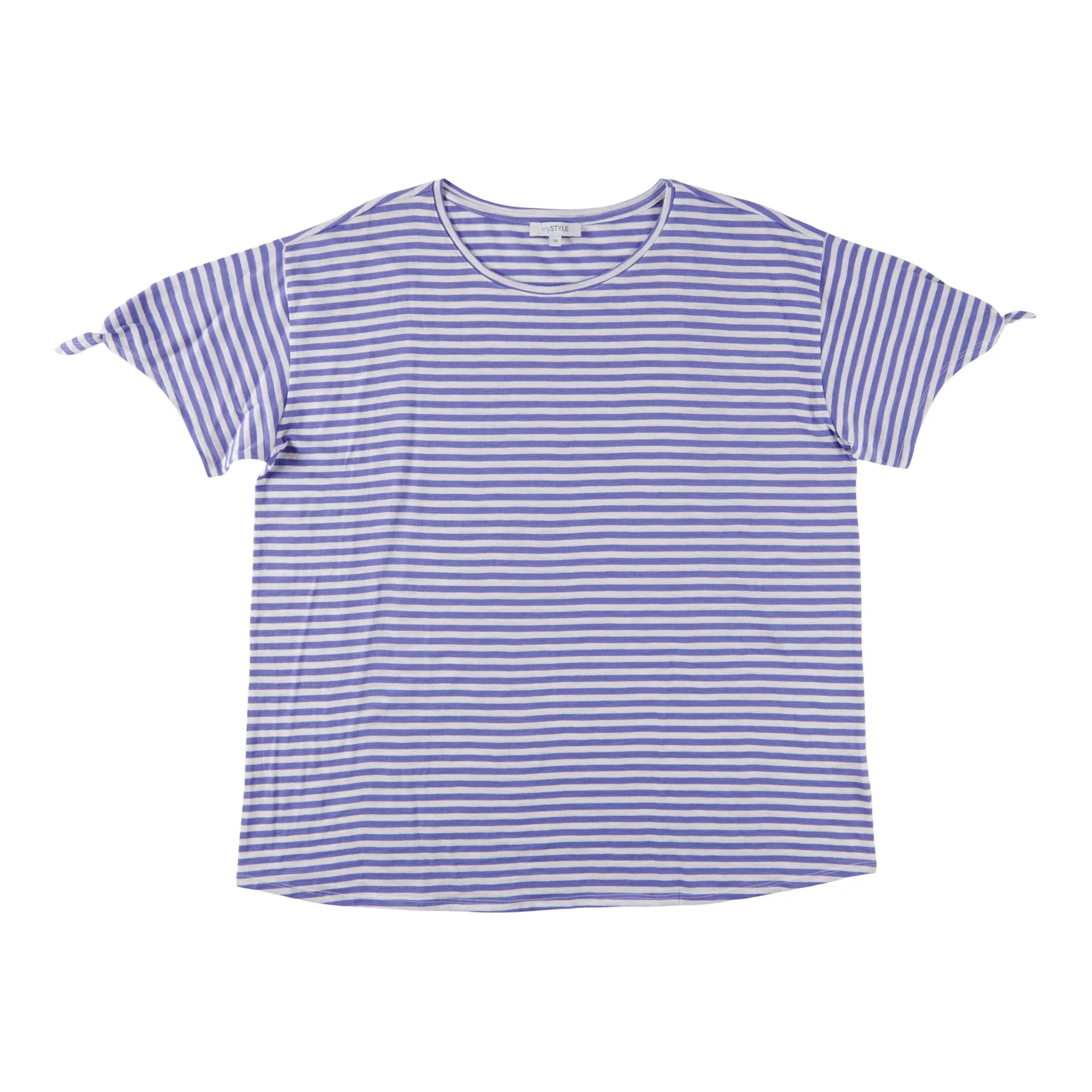 mySTYLE Women's Plus Seaside Tie Sleeve T-Shirt sold by Giant Tiger product image thumbnail 3