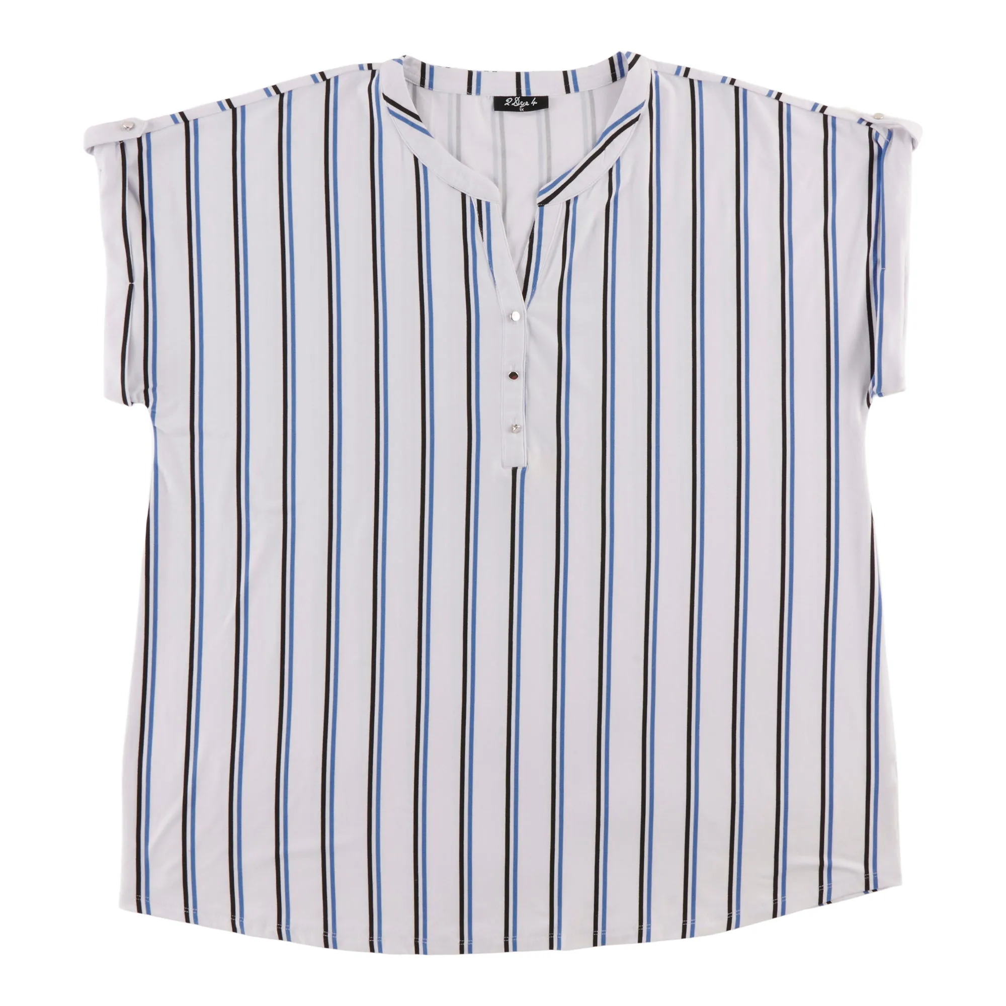 Women's Plus V-Neck Henley Top sold by Giant Tiger product image thumbnail 2