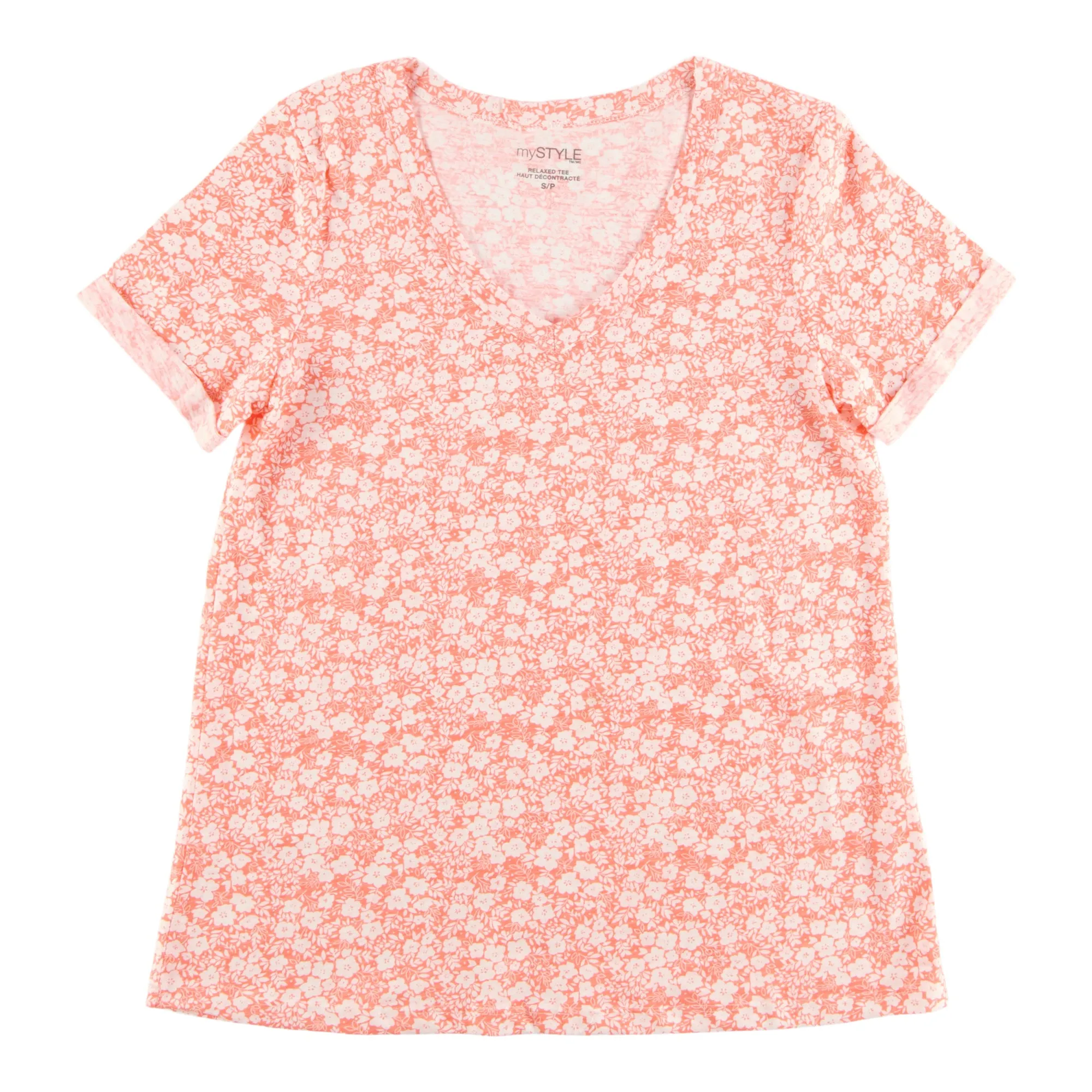 mySTYLE Women's Printed Relaxed Slub T-Shirt sold by Giant Tiger product image thumbnail 2