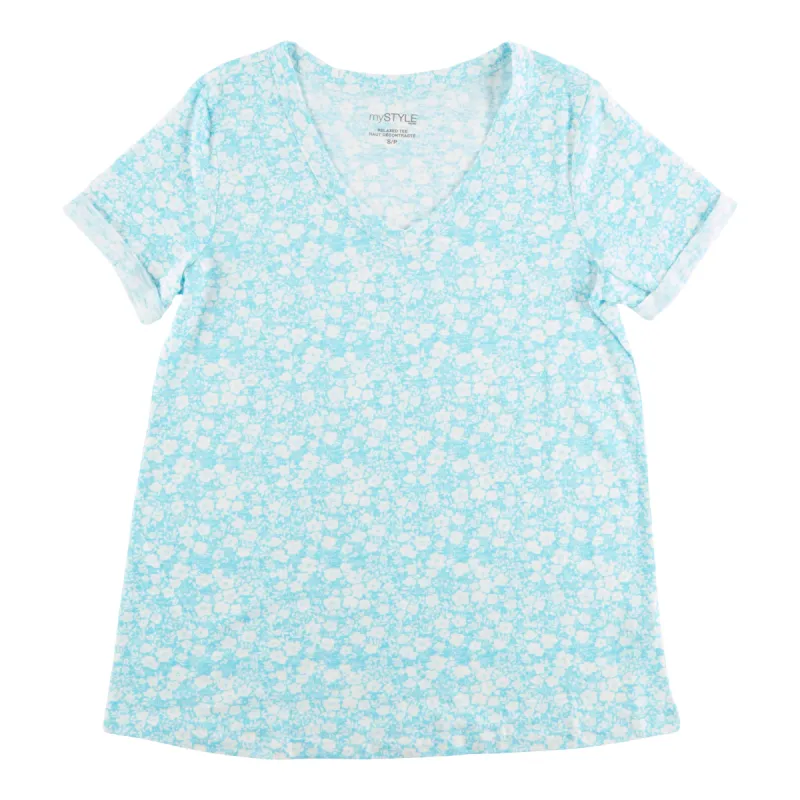 mySTYLE Women's Printed Relaxed Slub T-Shirt sold by Giant Tiger