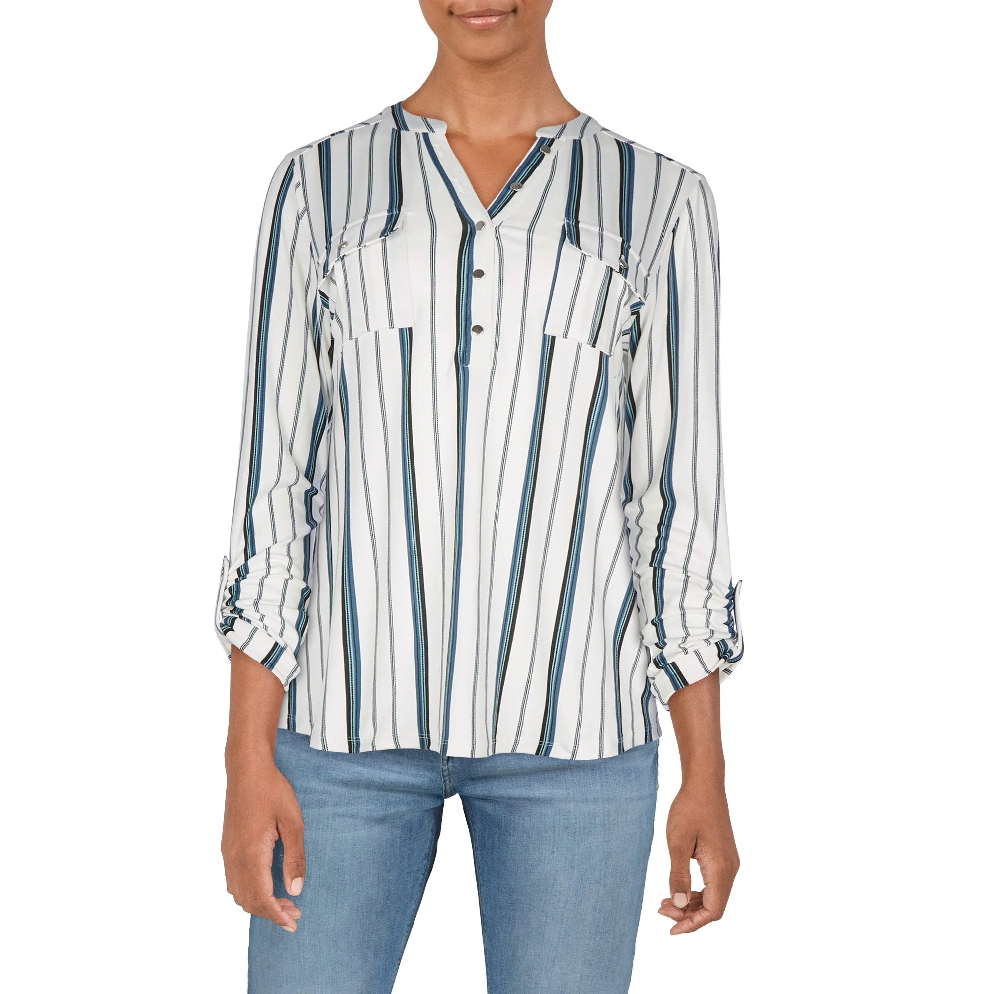 lily morgan Women's V-Neck Long Sleeve Blouse sold by Giant Tiger product image thumbnail 5