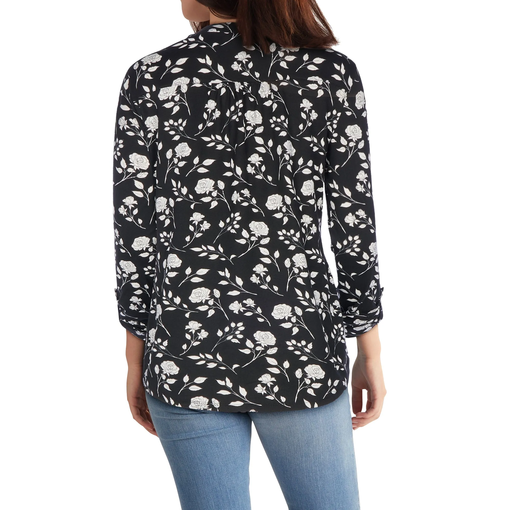 lily morgan Women's V-Neck Long Sleeve Blouse sold by Giant Tiger product image thumbnail 2