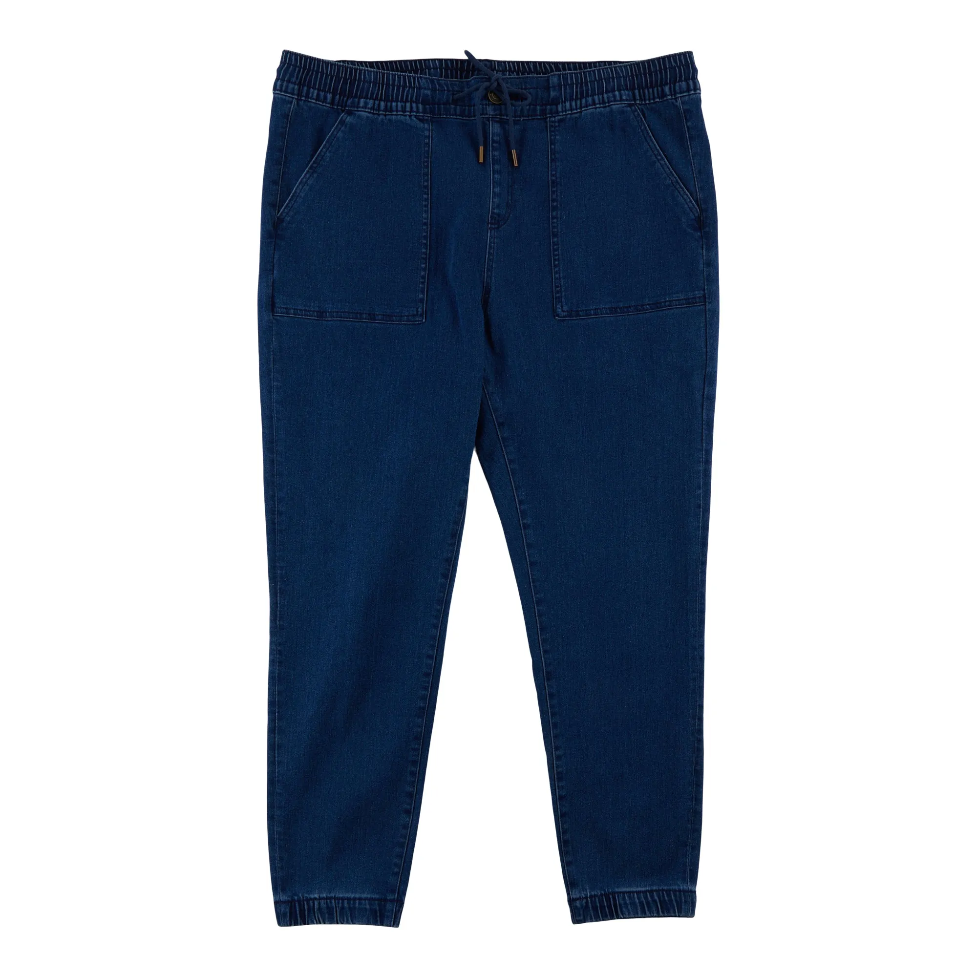 mySTYLE Women's Plus Street Smart Denim Joggers sold by Giant Tiger