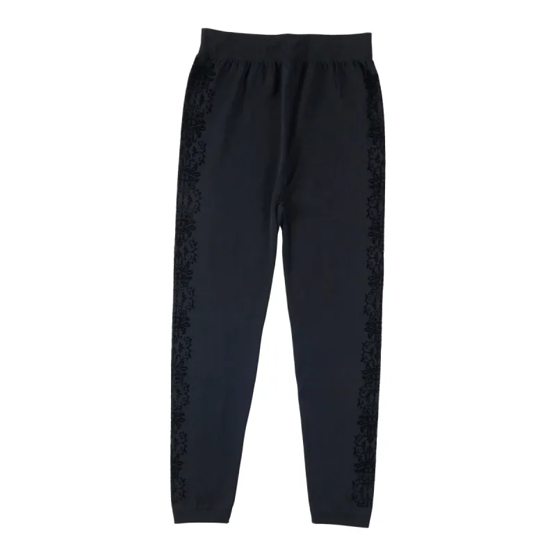 lily morgan Women's Plus Festive Flocked Leggings sold by Giant Tiger