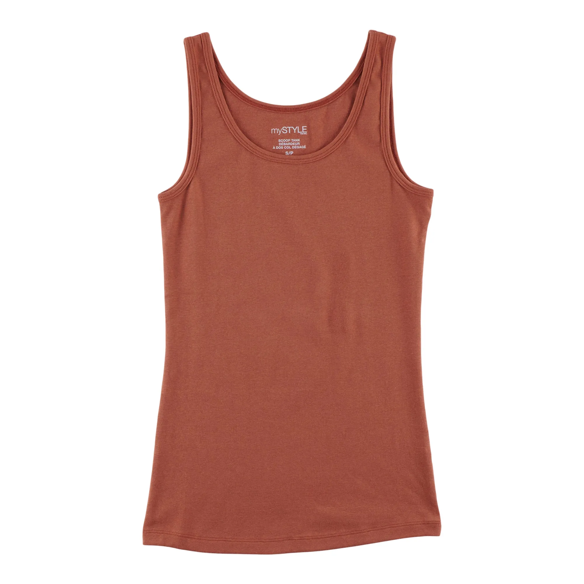 mySTYLE Women's Seasonal Scoop Neck Solid Tank Top sold by Giant Tiger