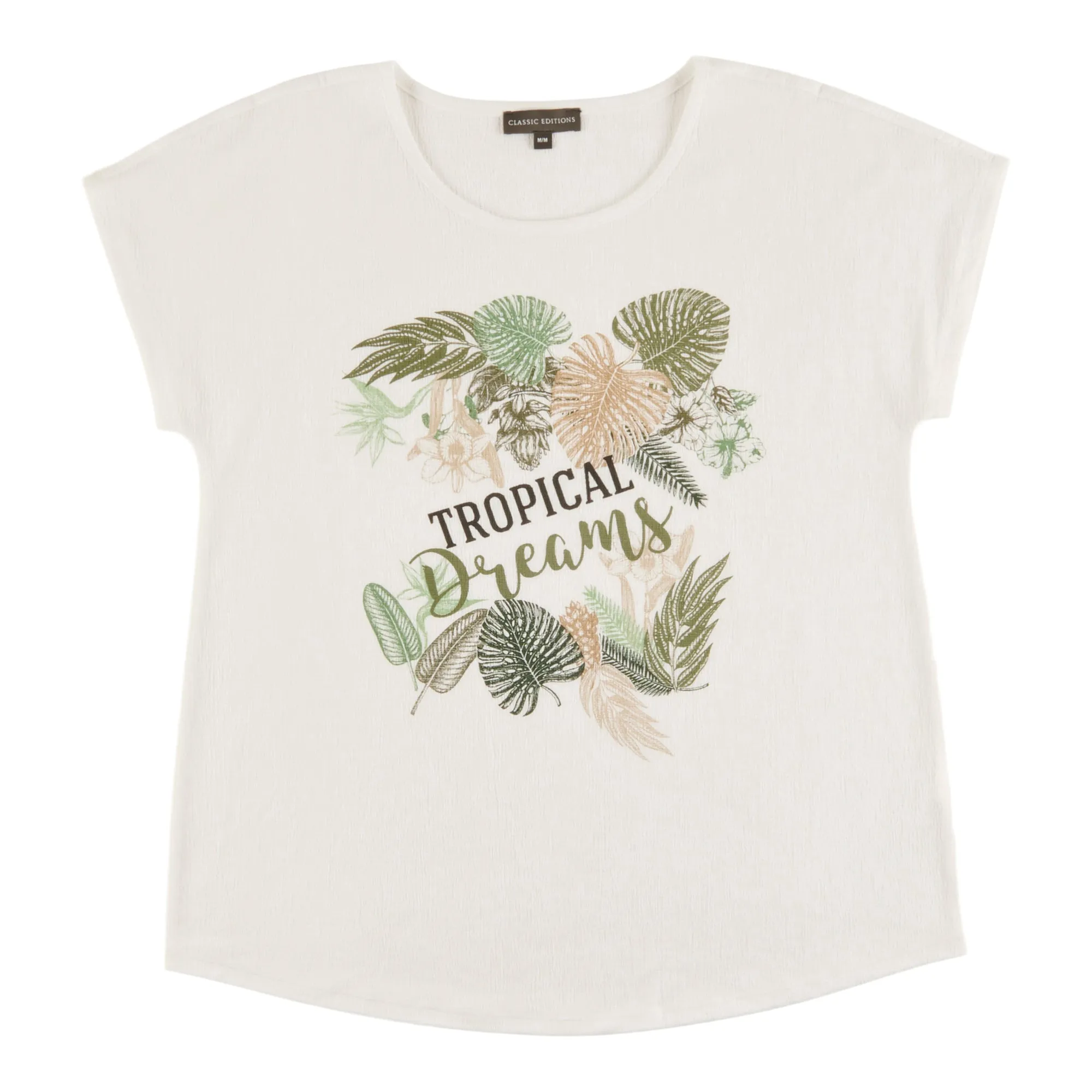 Classic Editions Women's Summer Look Crinkle Top with Front Print sold by Giant Tiger product image thumbnail 5