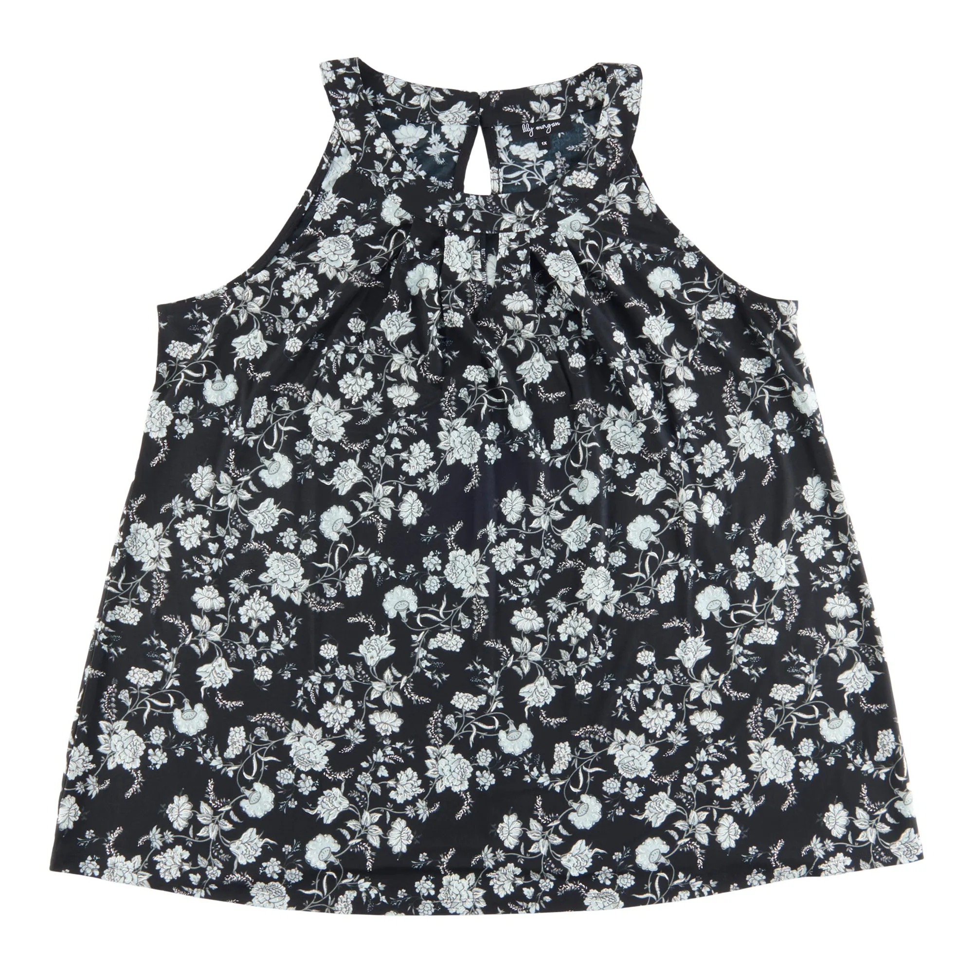 lily morgan Women's Plus Ocean Blues Halter Printed Tank sold by Giant Tiger product image thumbnail 2