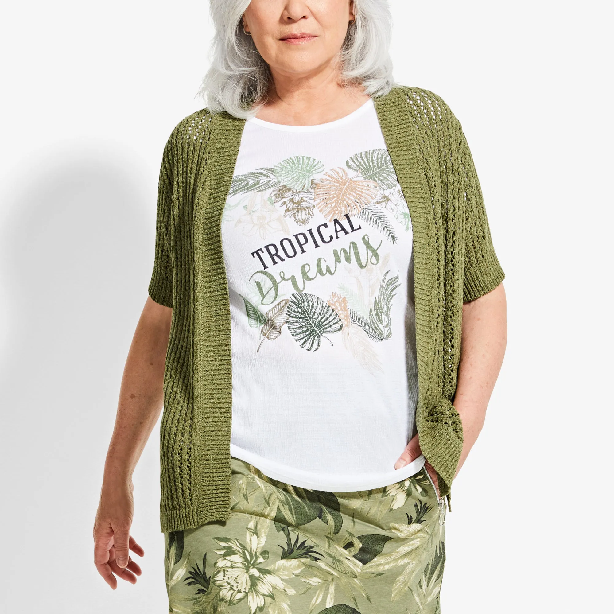 Classic Editions Women's Summer Look Crinkle Top with Front Print sold by Giant Tiger product image thumbnail 3