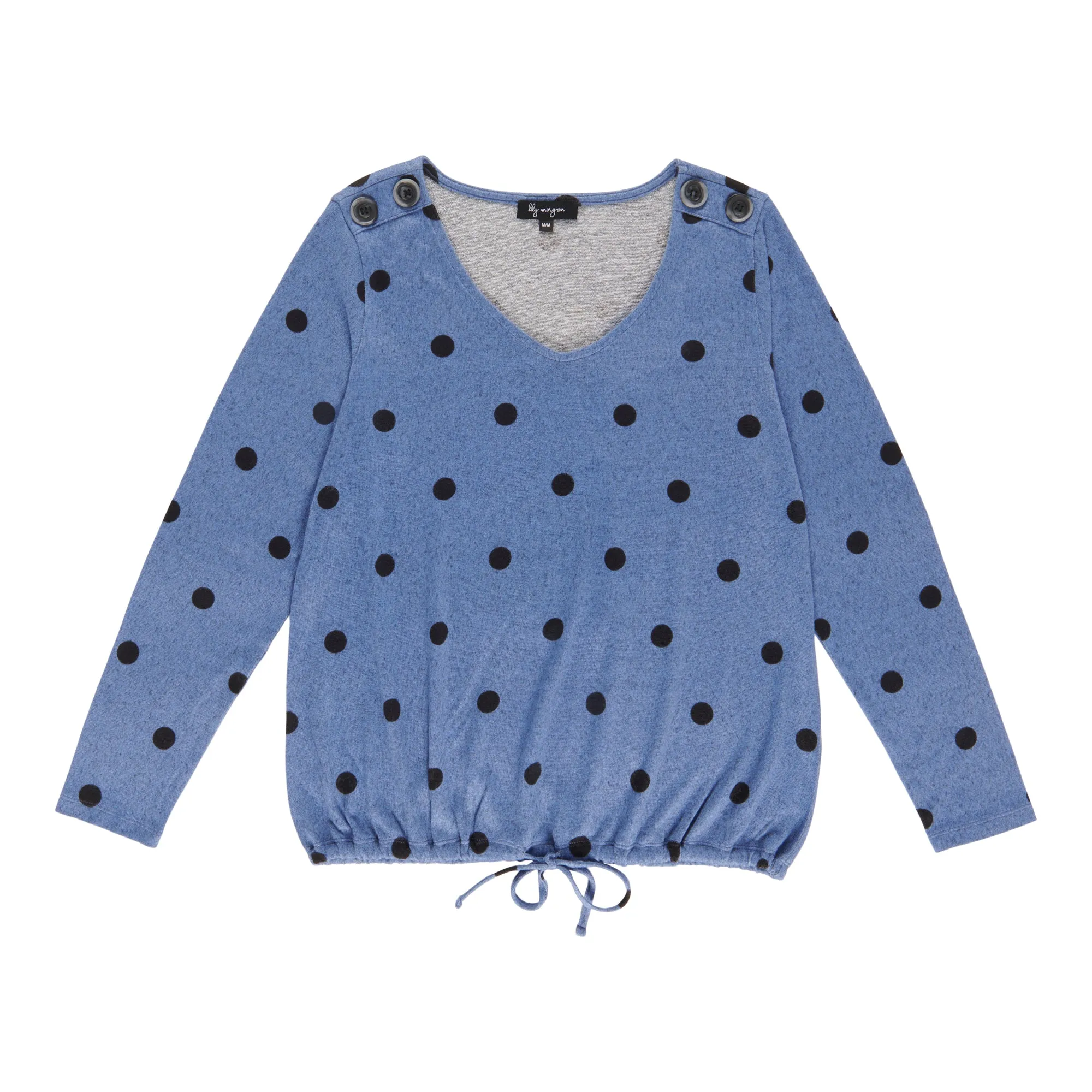 lily morgan Women's Tie-Front Blouse sold by Giant Tiger product image thumbnail 2