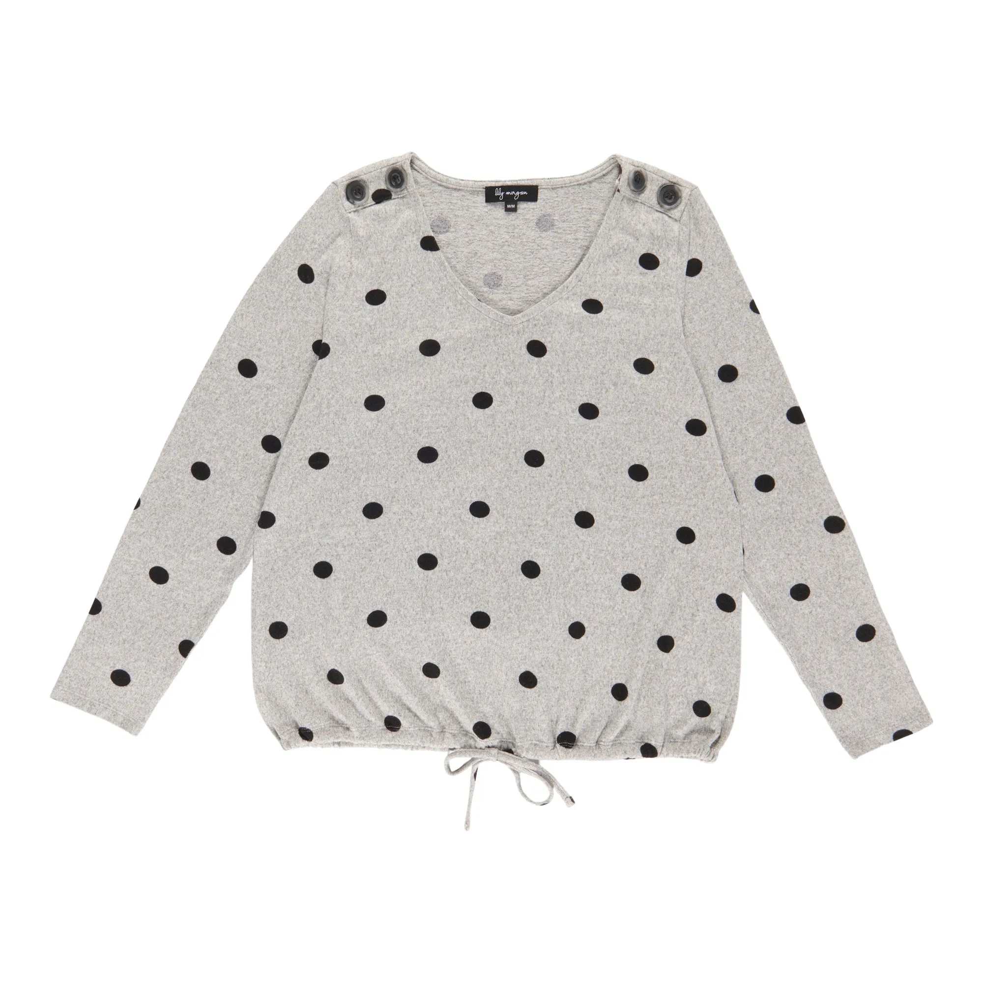 lily morgan Women's Tie-Front Blouse sold by Giant Tiger product image thumbnail 3