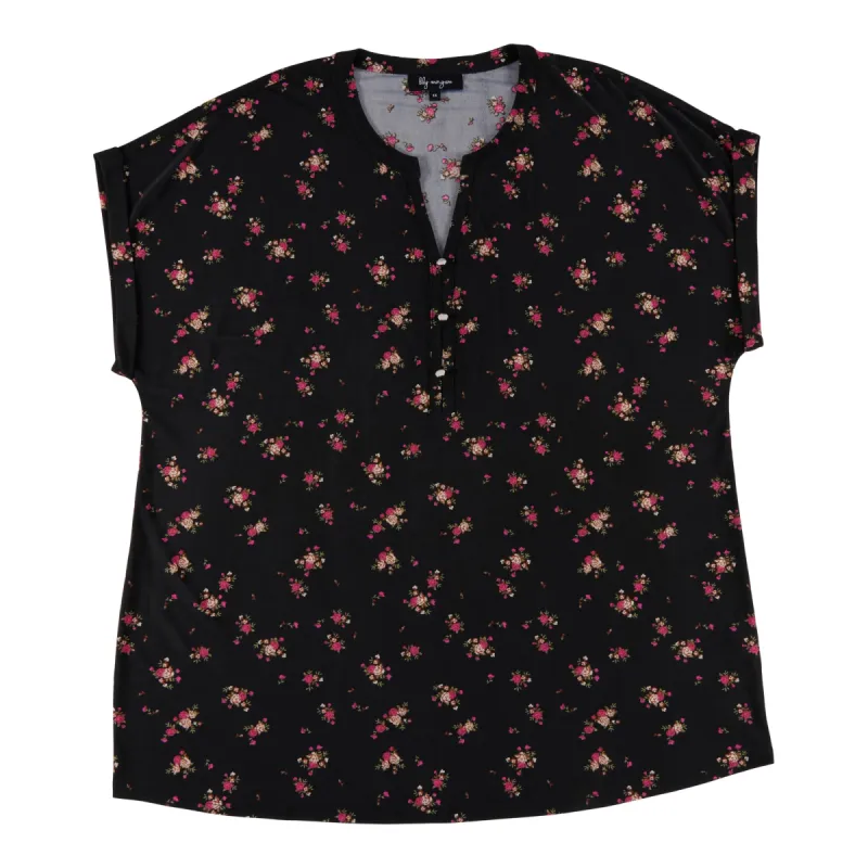 lily morgan Women's Mystic Printed Button Front Top sold by Giant Tiger