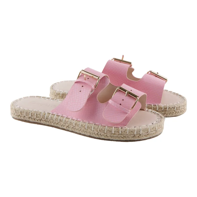 mySTYLE Women's Banded Espadrille Slides sold by Giant Tiger