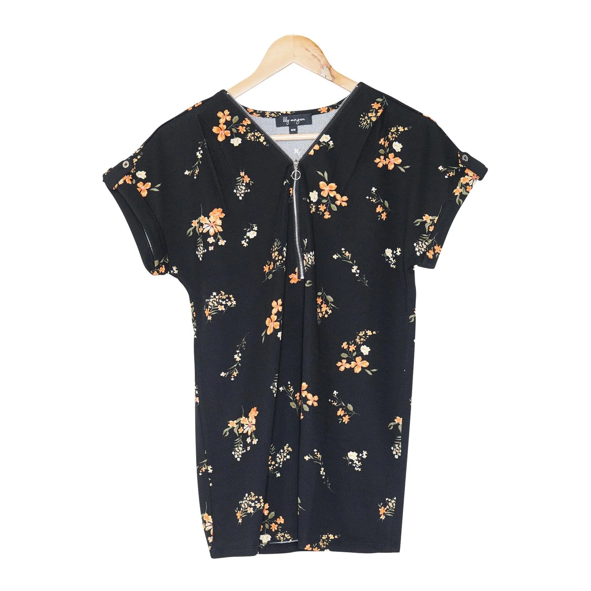 lily morgan Women's Flare Top with Zipper sold by Giant Tiger