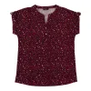 Women's V-Neck Henley Top sold by Giant Tiger