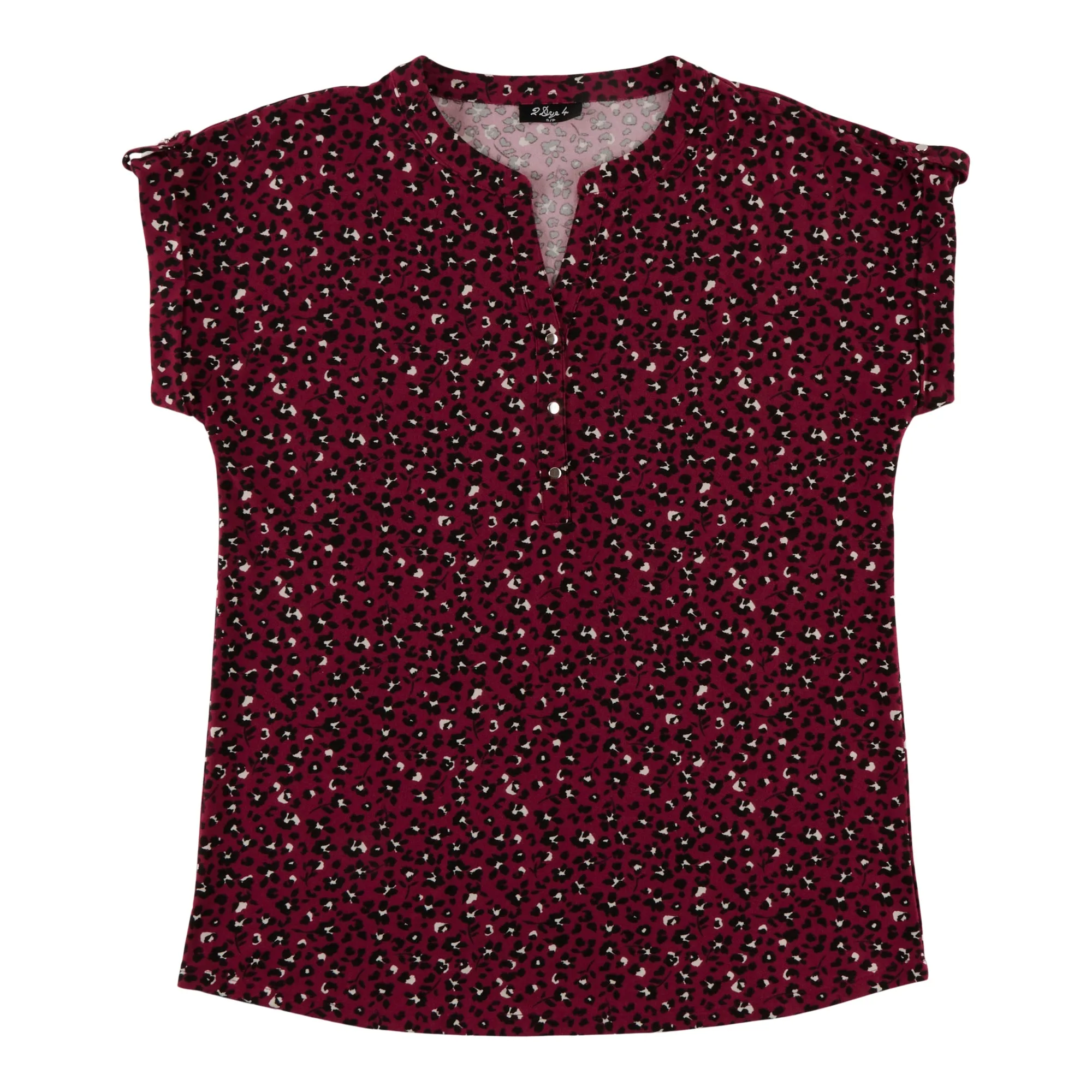 Women's V-Neck Henley Top sold by Giant Tiger product image thumbnail 4