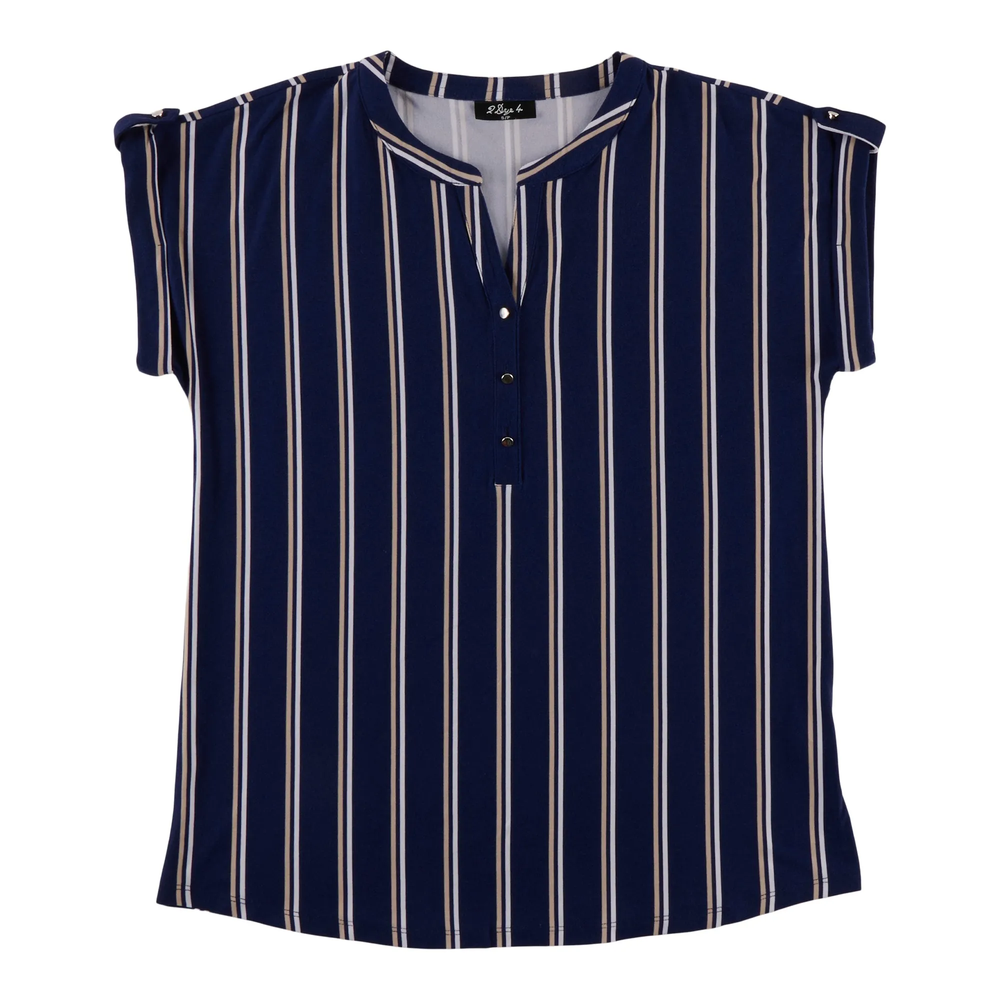 Women's V-Neck Henley Top sold by Giant Tiger