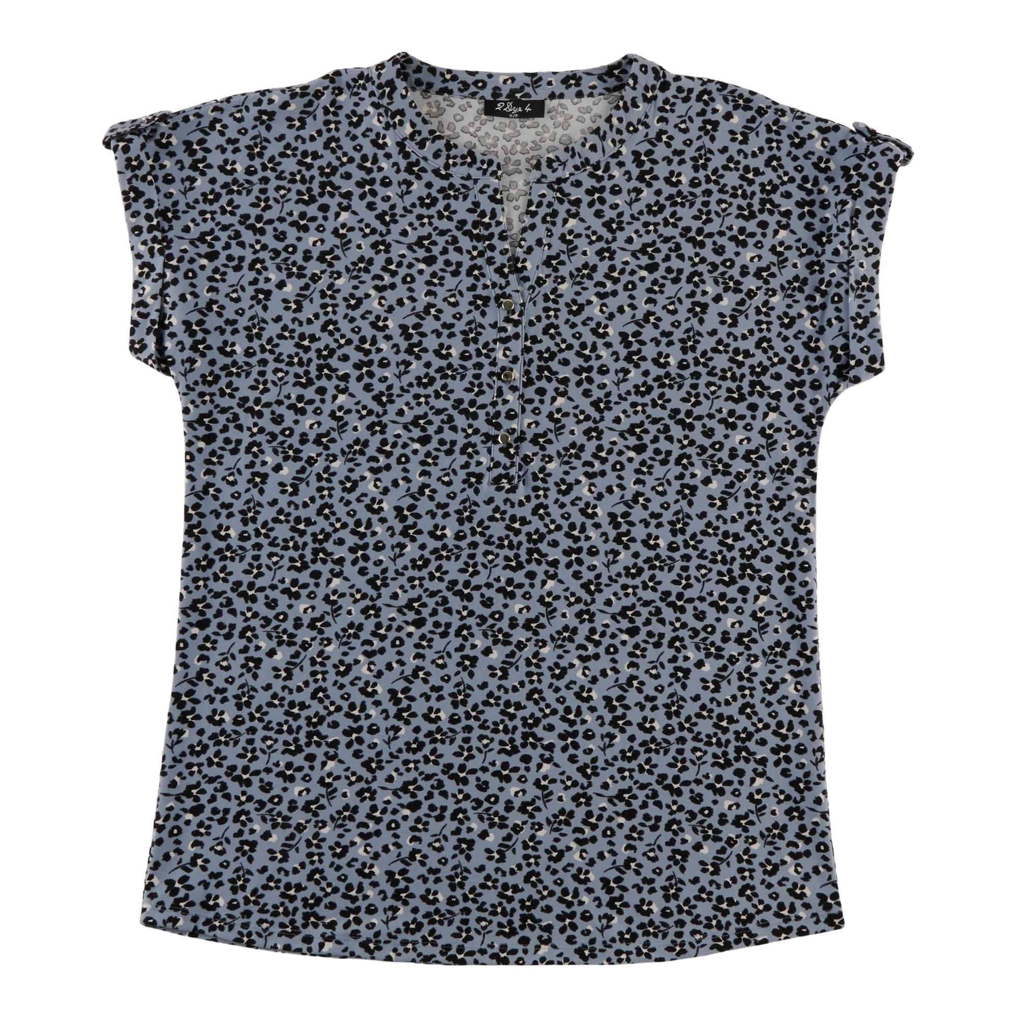 Women's V-Neck Henley Top sold by Giant Tiger product image thumbnail 2