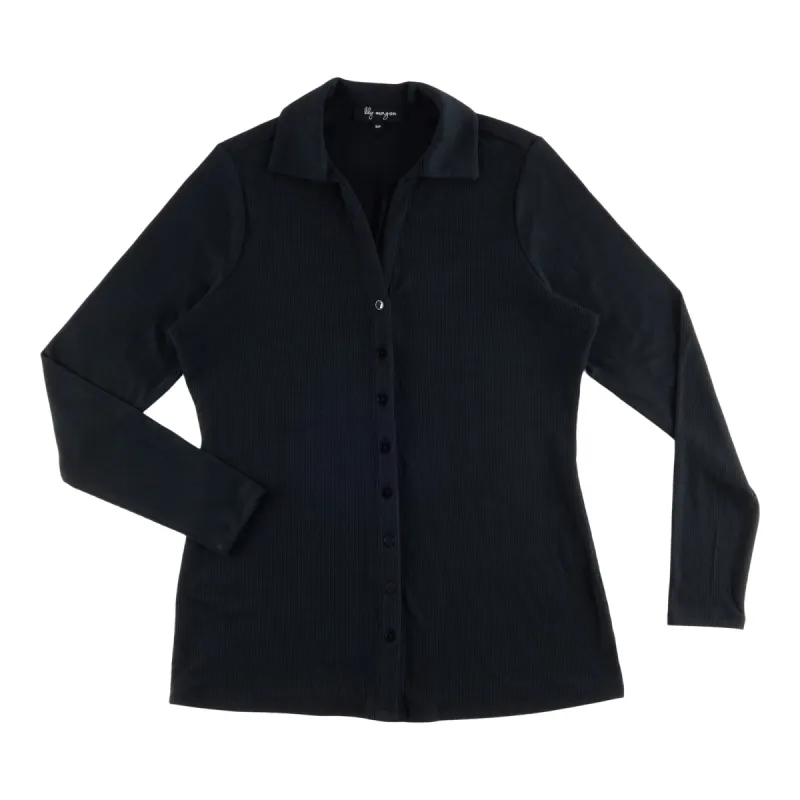 lily morgan Women's Trendsetters Front Button-up Top sold by Giant Tiger
