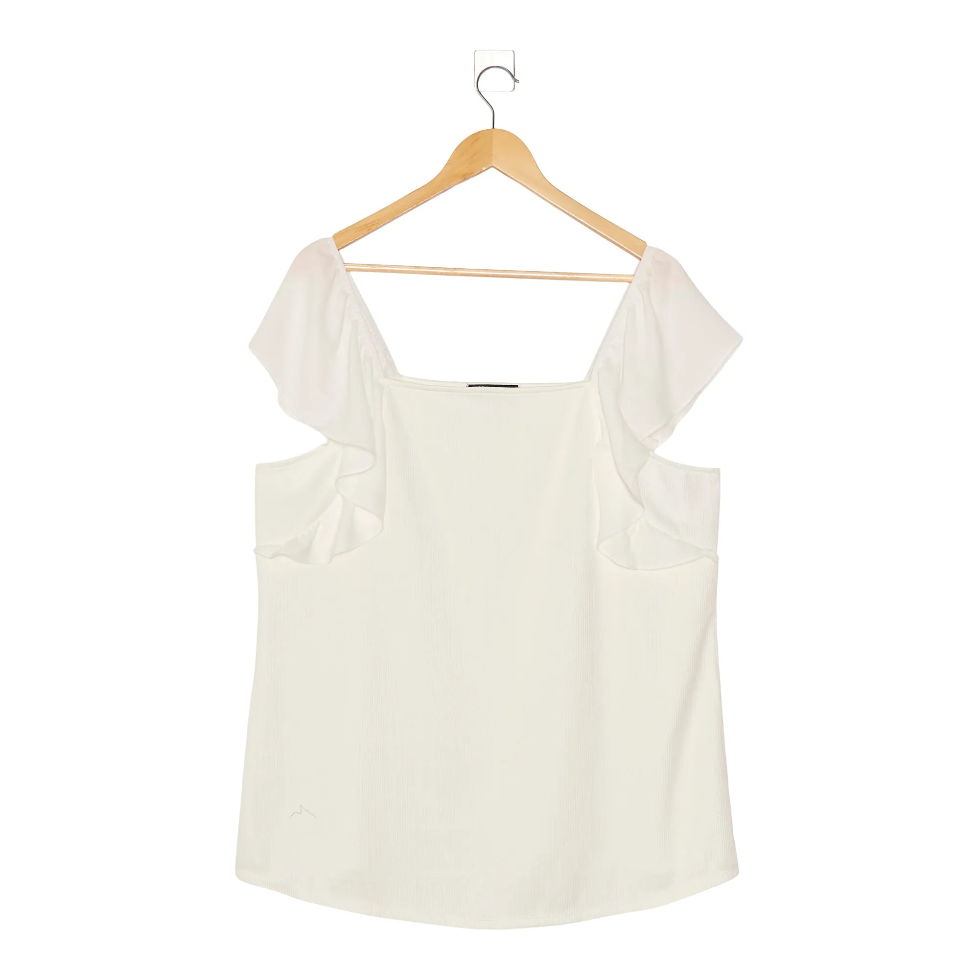 lily morgan Women's Plus Ruffle Sleeve Top sold by Giant Tiger product image thumbnail 2