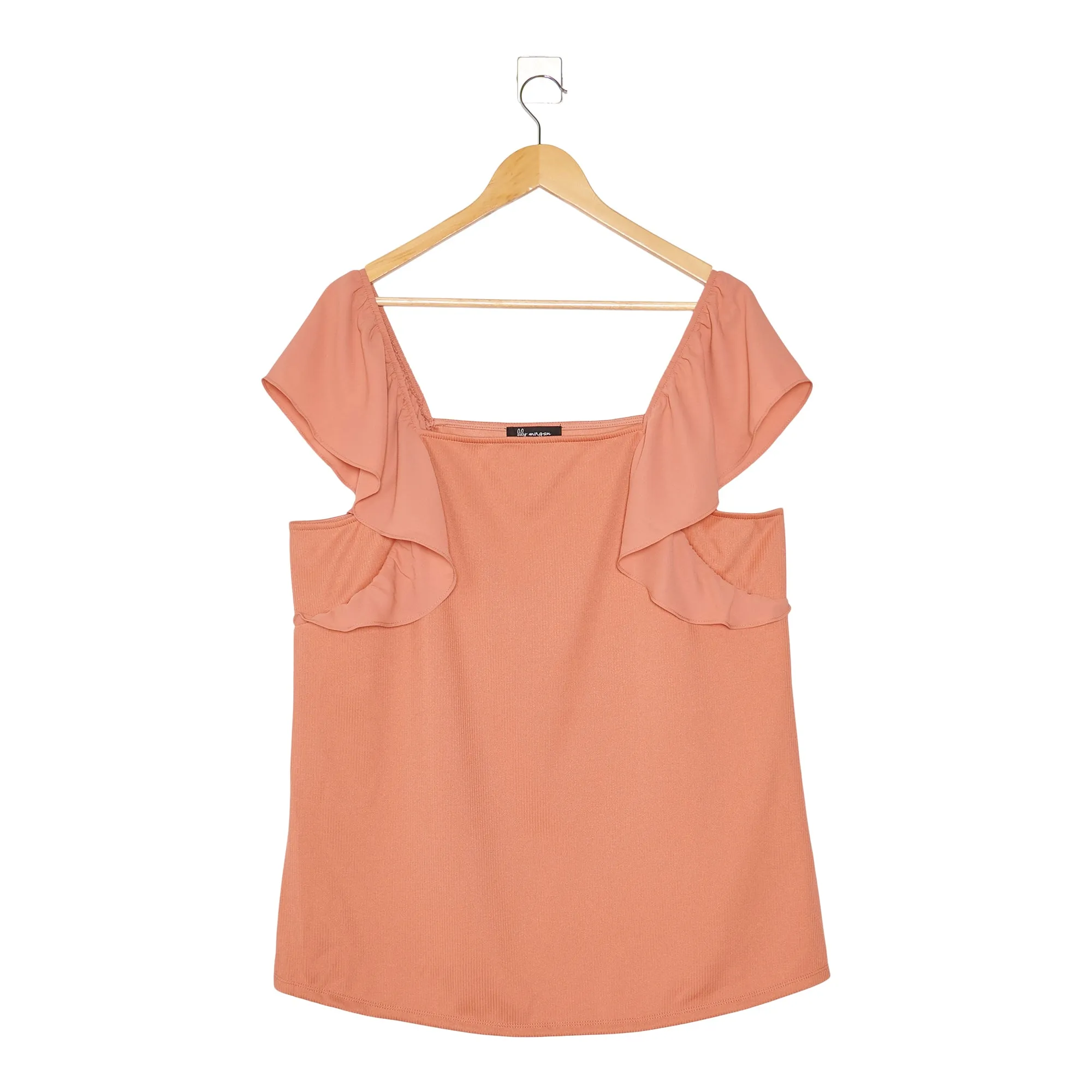 lily morgan Women's Plus Ruffle Sleeve Top sold by Giant Tiger product image thumbnail 3