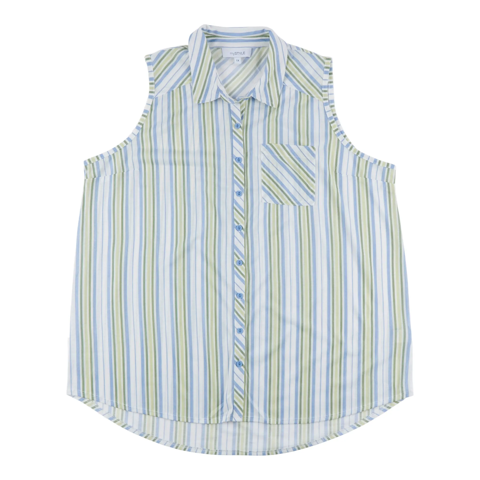 mySTYLE Women's Plus Festival Sleeveless Knit Top sold by Giant Tiger product image thumbnail 2