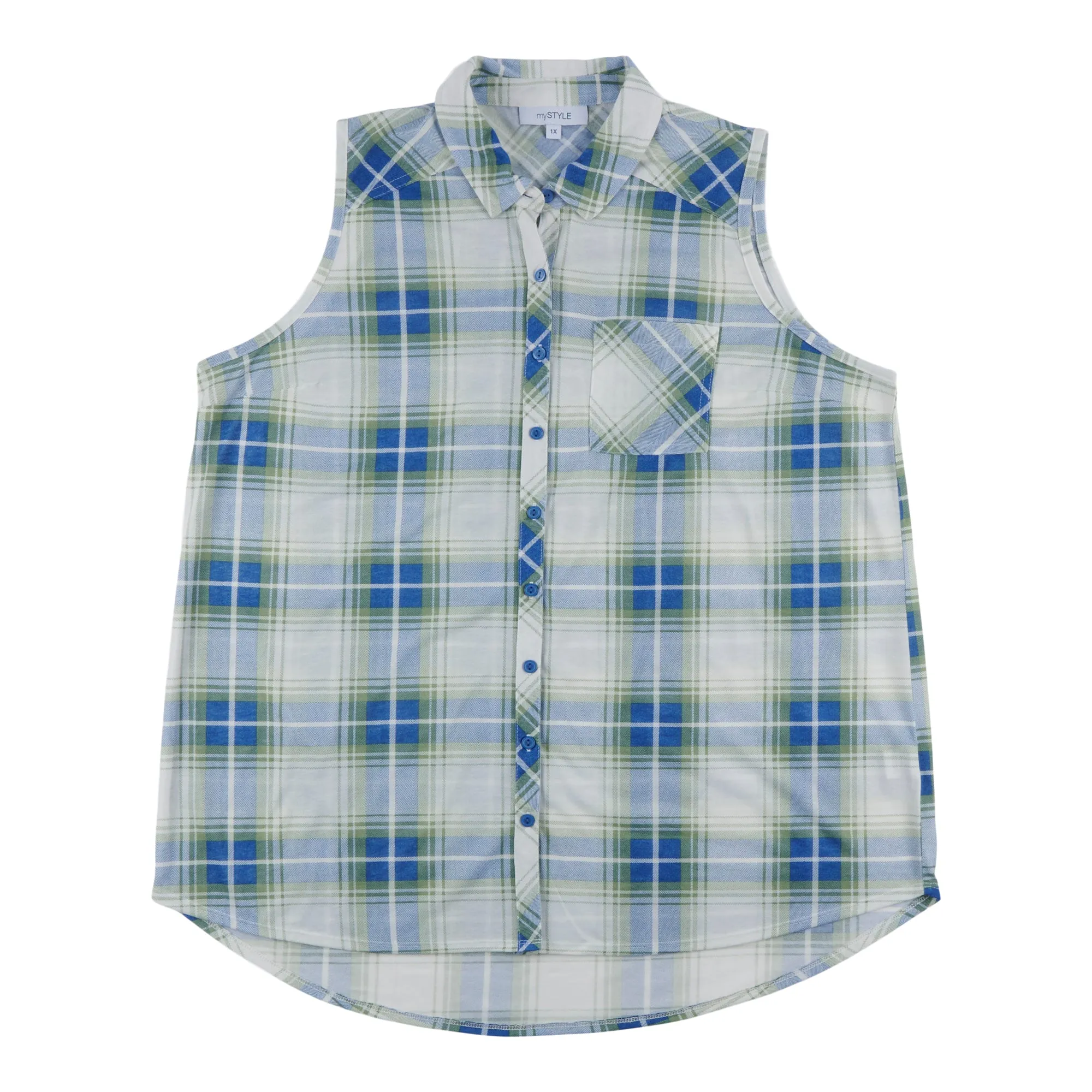 mySTYLE Women's Plus Festival Sleeveless Knit Top sold by Giant Tiger product image thumbnail 3