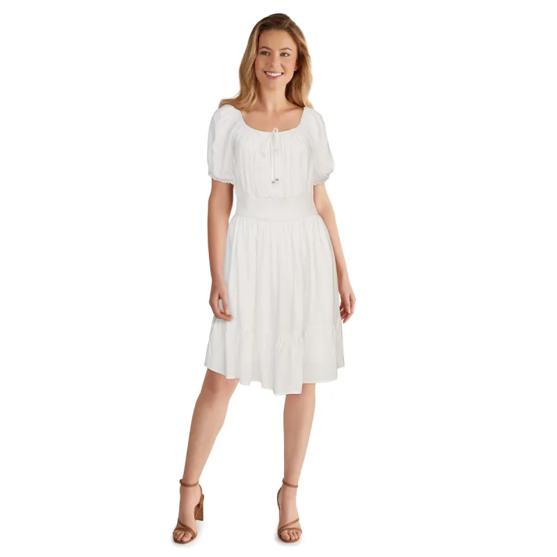 lily morgan Women's Puff Sleeve Short Dress sold by Giant Tiger