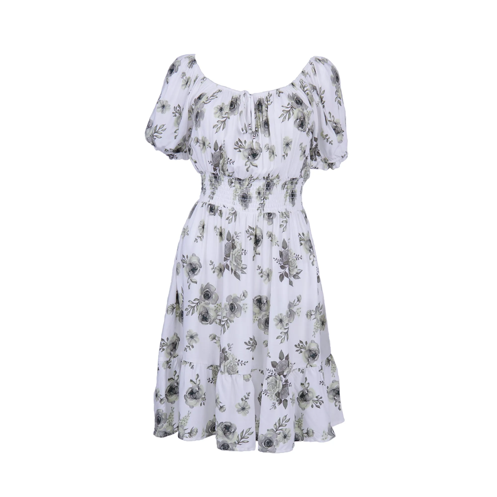 lily morgan Women's Puff Sleeve Short Dress sold by Giant Tiger product image thumbnail 5