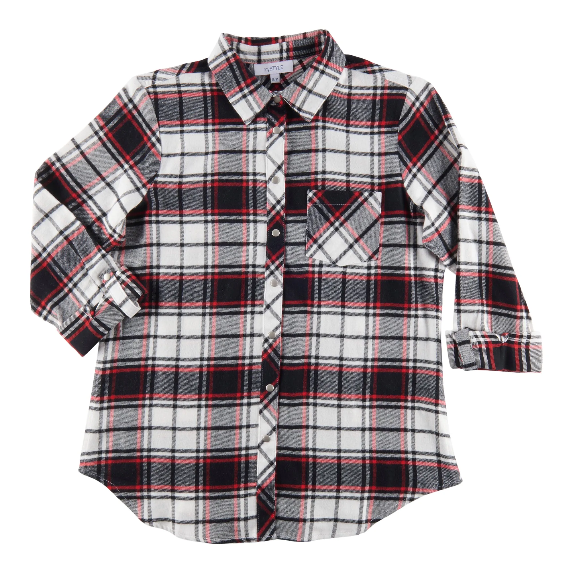 mySTYLE Women's Flannel Shirt with Snap Buttons sold by Giant Tiger product image thumbnail 3