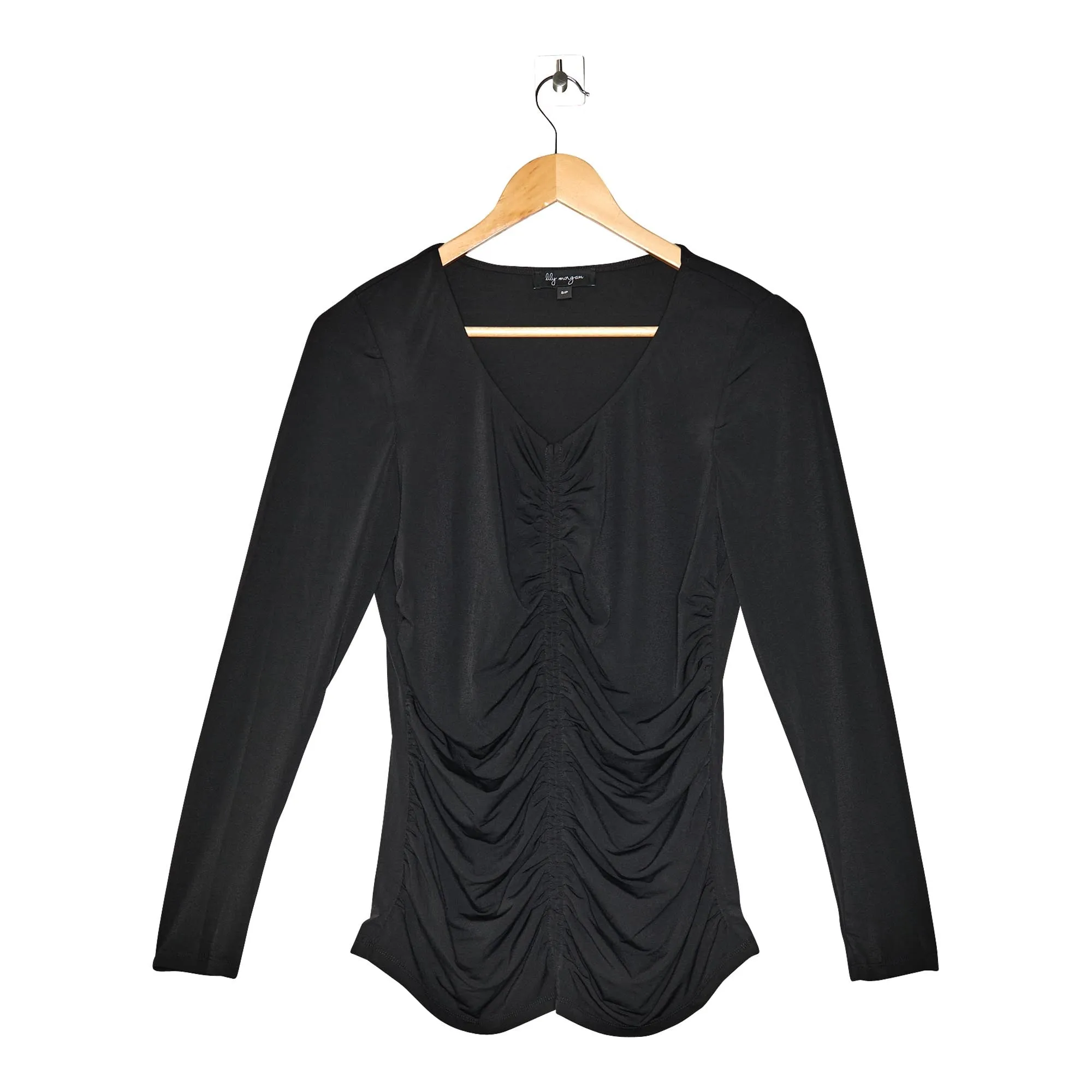 lily morgan Women's Ruched Front Top sold by Giant Tiger