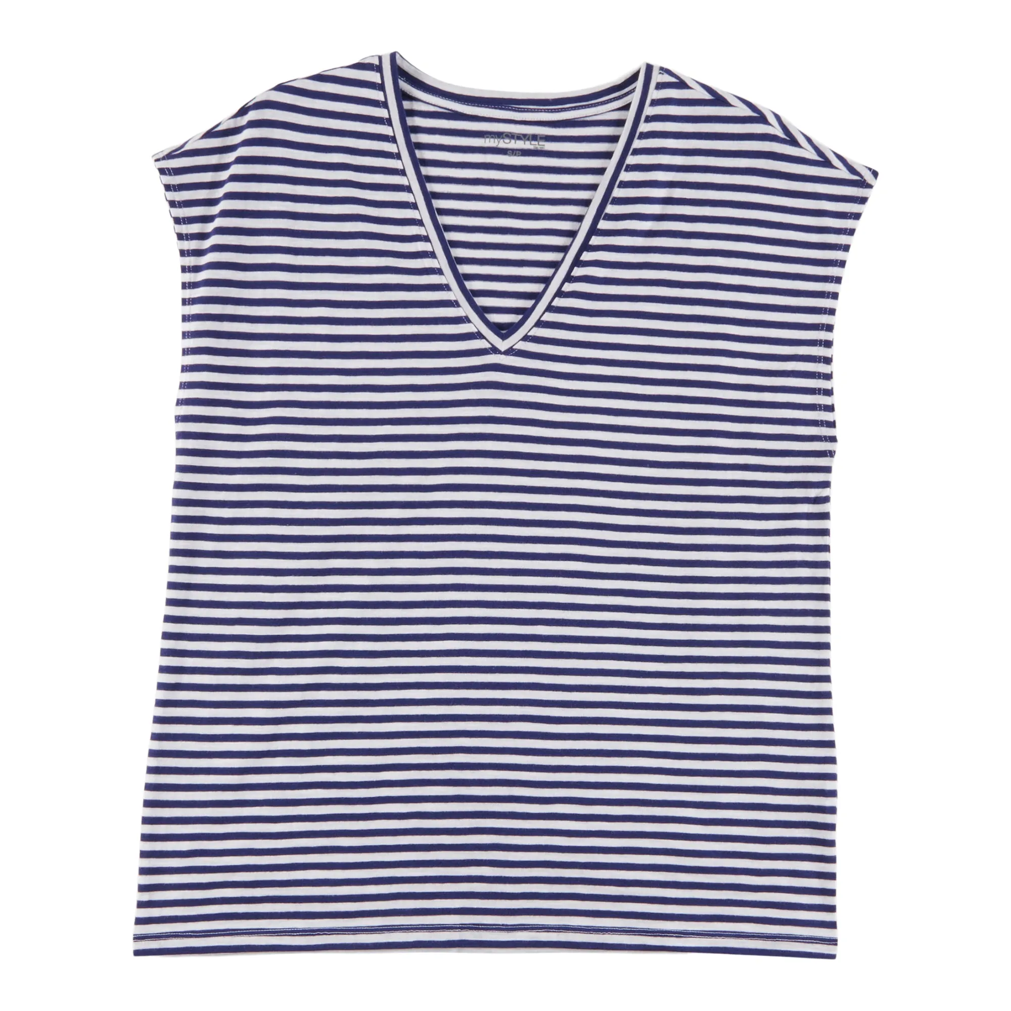 mySTYLE Women's Summer Sizzle V-Neck Mid Sleeve T-Shirt sold by Giant Tiger product image thumbnail 2