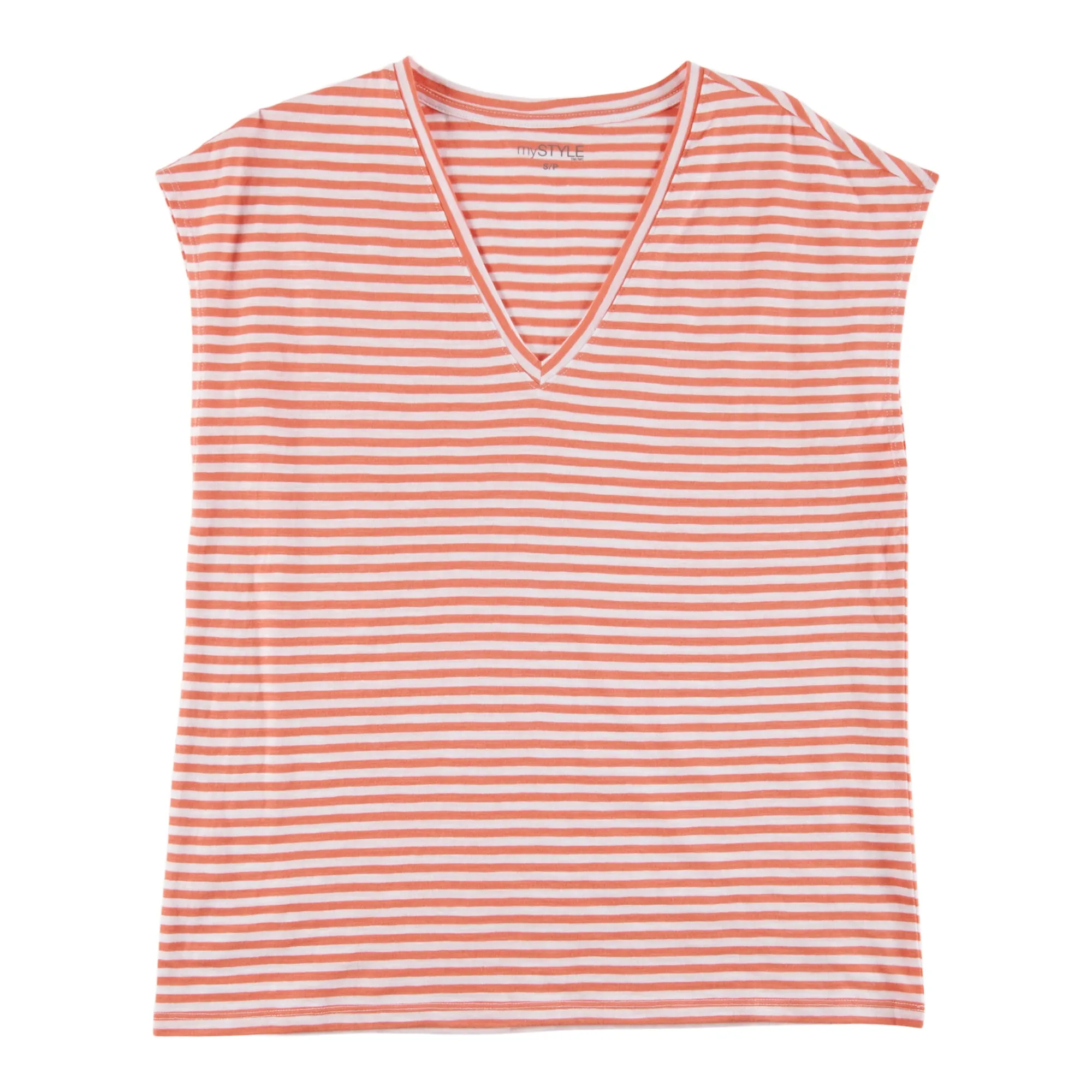 mySTYLE Women's Summer Sizzle V-Neck Mid Sleeve T-Shirt sold by Giant Tiger