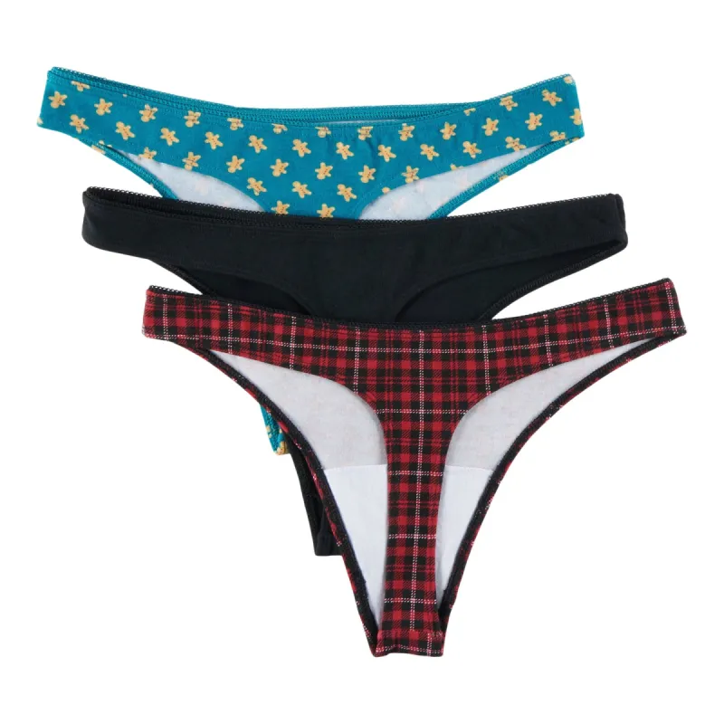 Carisma Women's Cotton Thong, 3-Pack sold by Giant Tiger