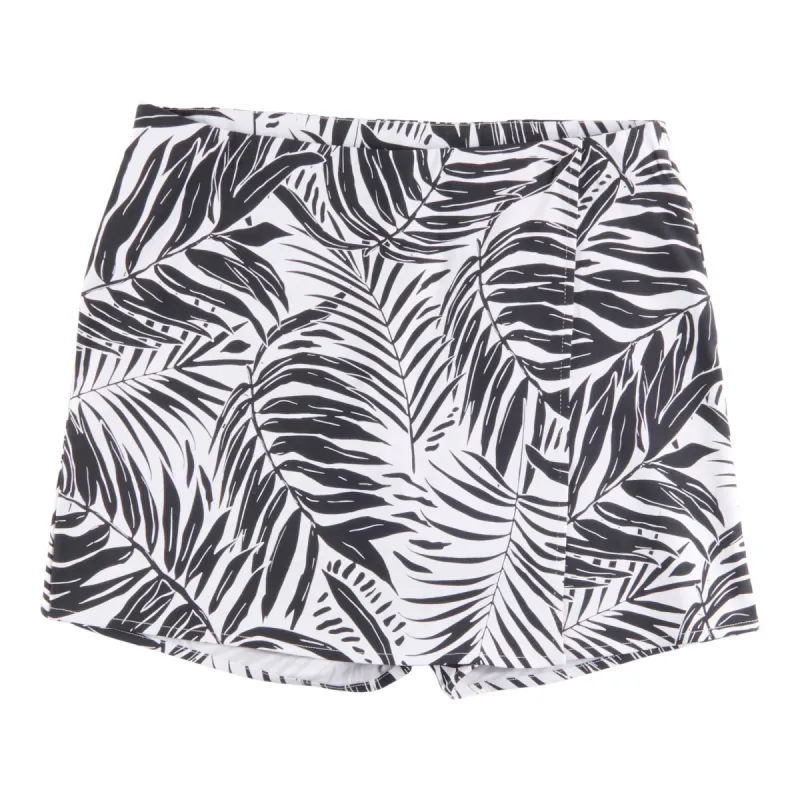 lily morgan Women's Plus Tropical Printed Skort sold by Giant Tiger